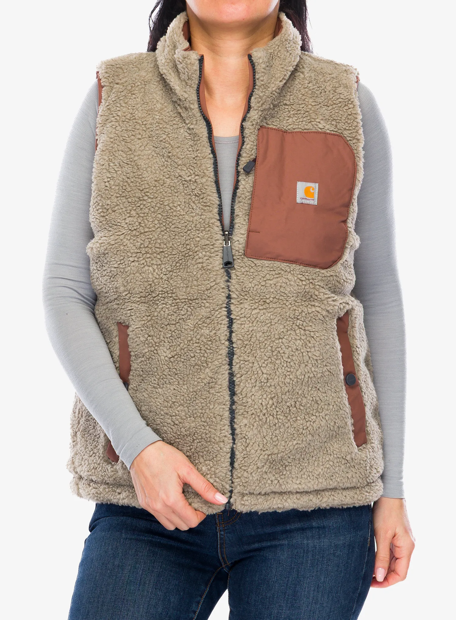 Vesta femei Carhartt Relaxed Fit Montana Insulated Vest - nutmeg