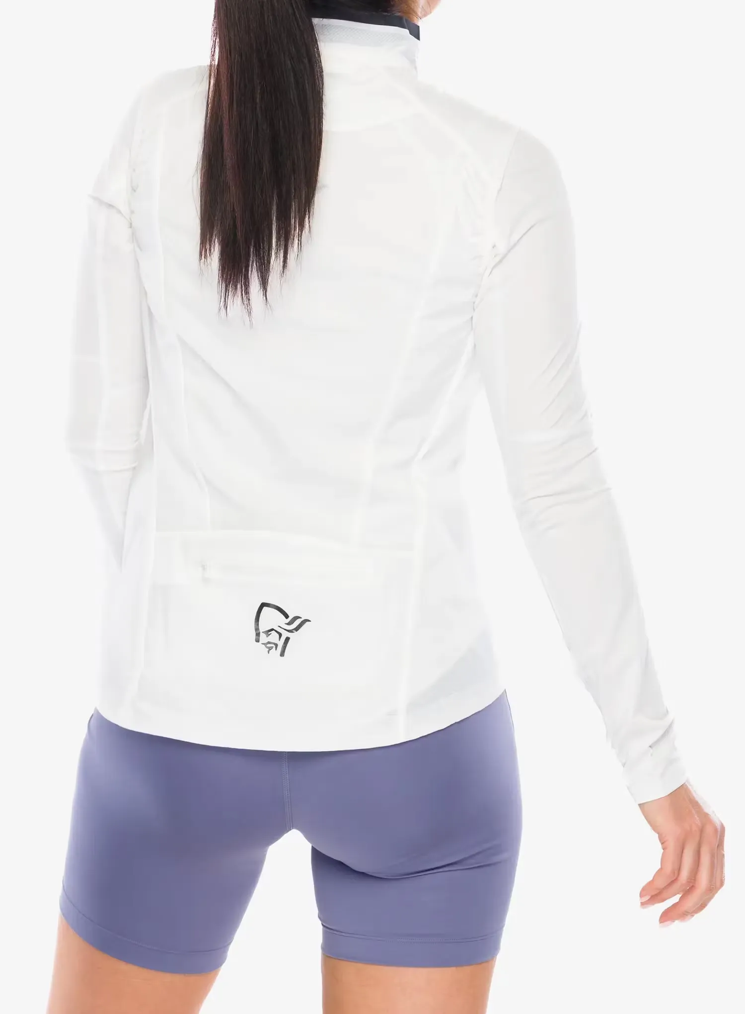 Vesta femei Norrona Senja Aero90 Vest - snow white