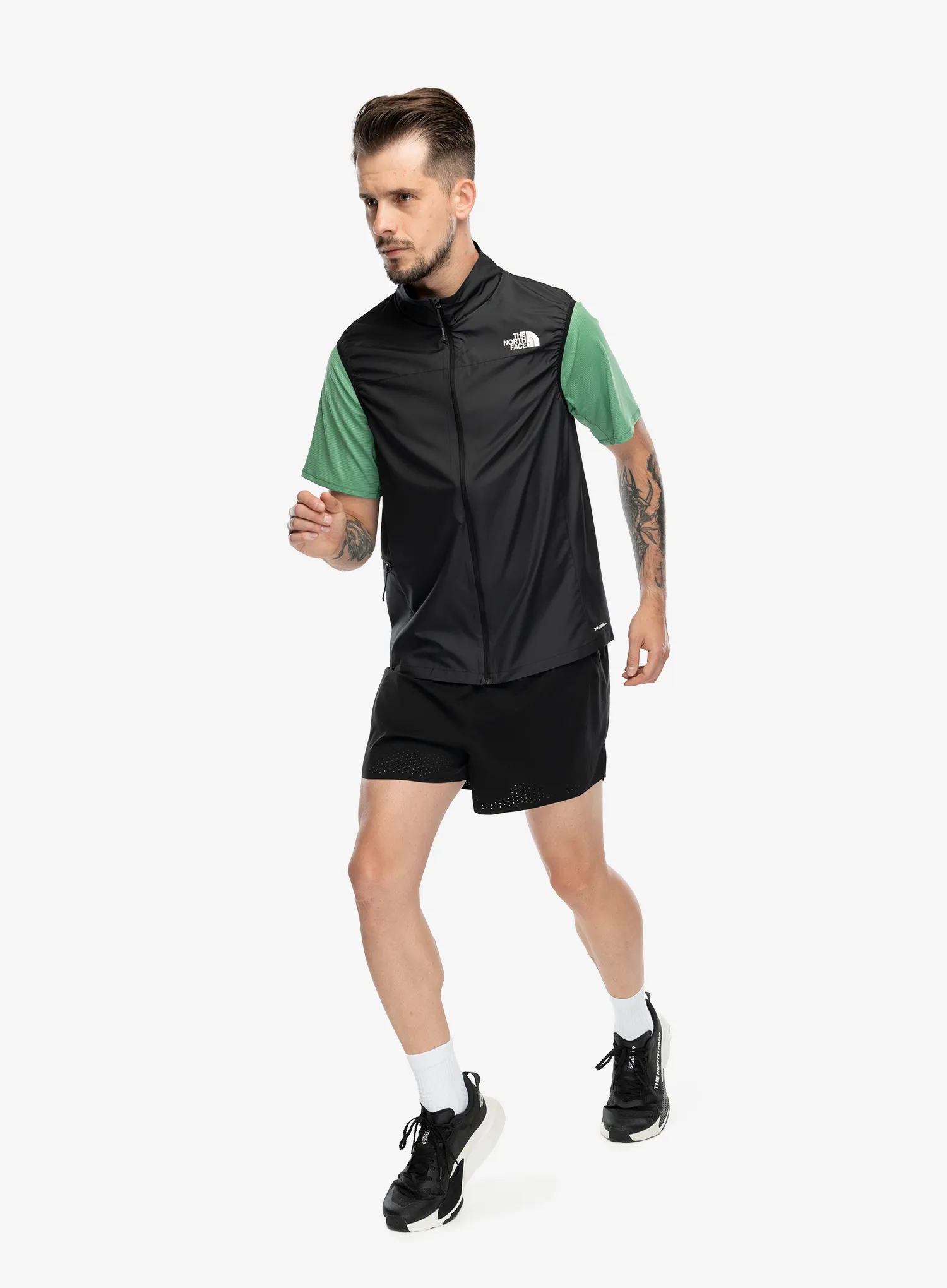 Vesta alergare The North Face Fontanales Wind Vest - tnf black