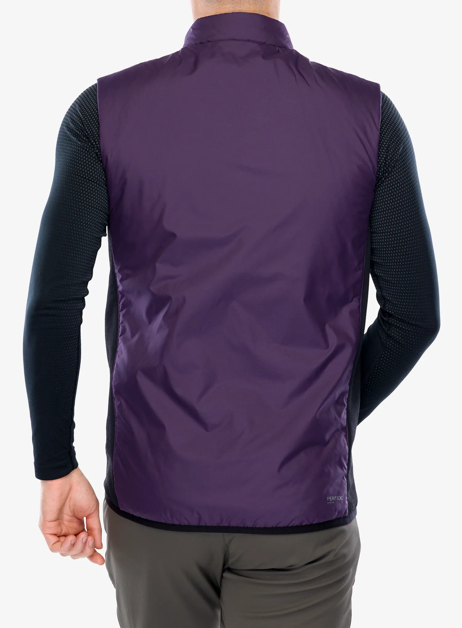 Vesta încălzită Mons Royale Arete Wool Insulation Vest - indigo/cedar