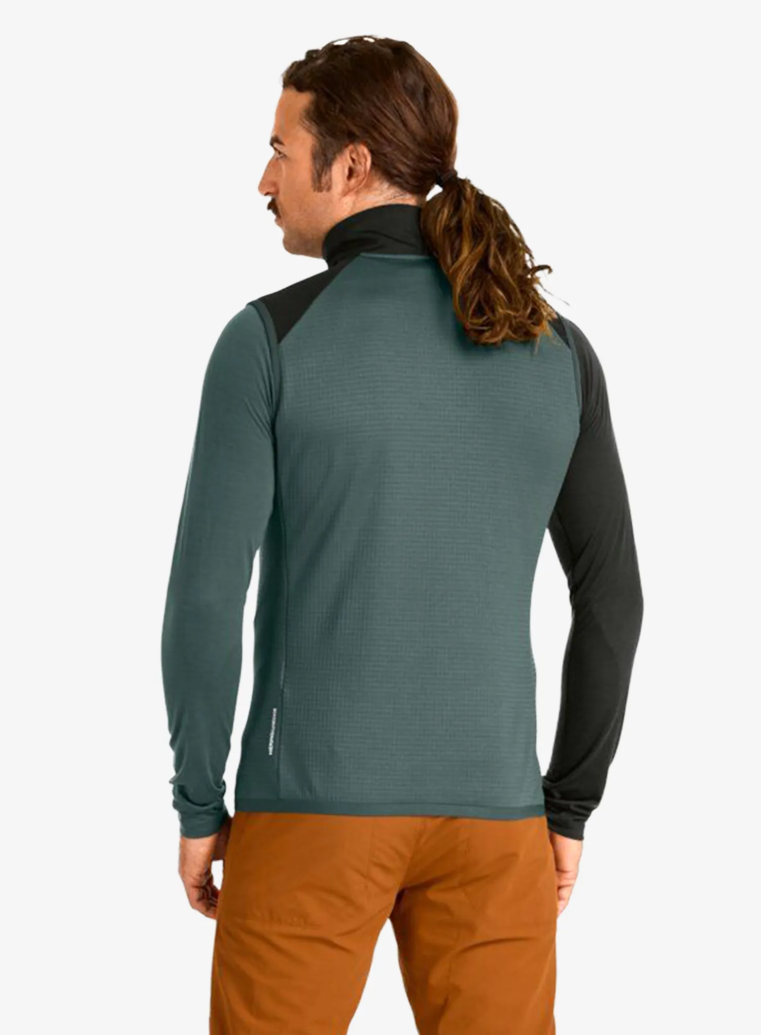 Vestă Ortovox Fleece Grid Vest - dark arctic grey