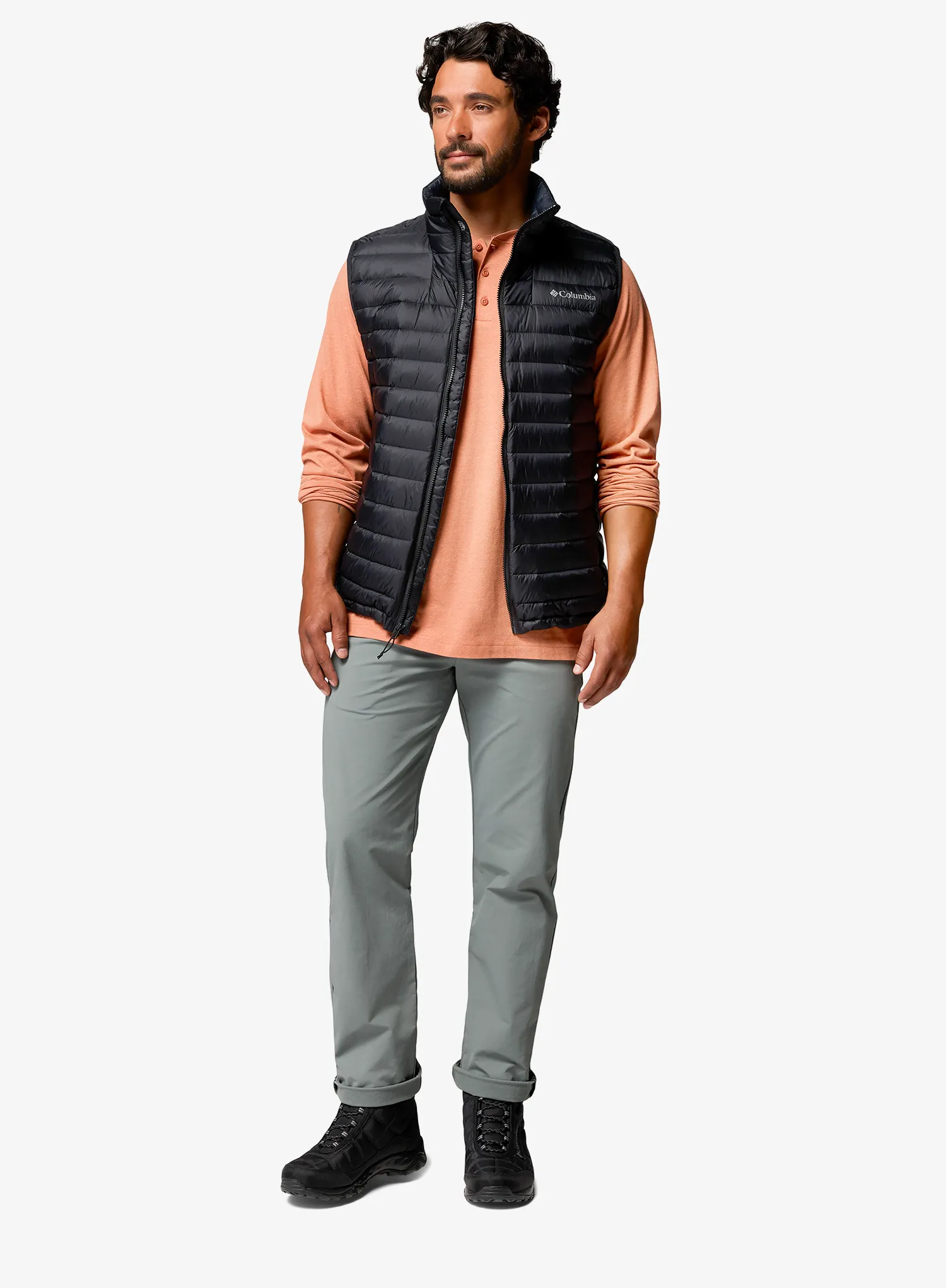 Vesta matlasata barbati Columbia Corelite Down Vest - black