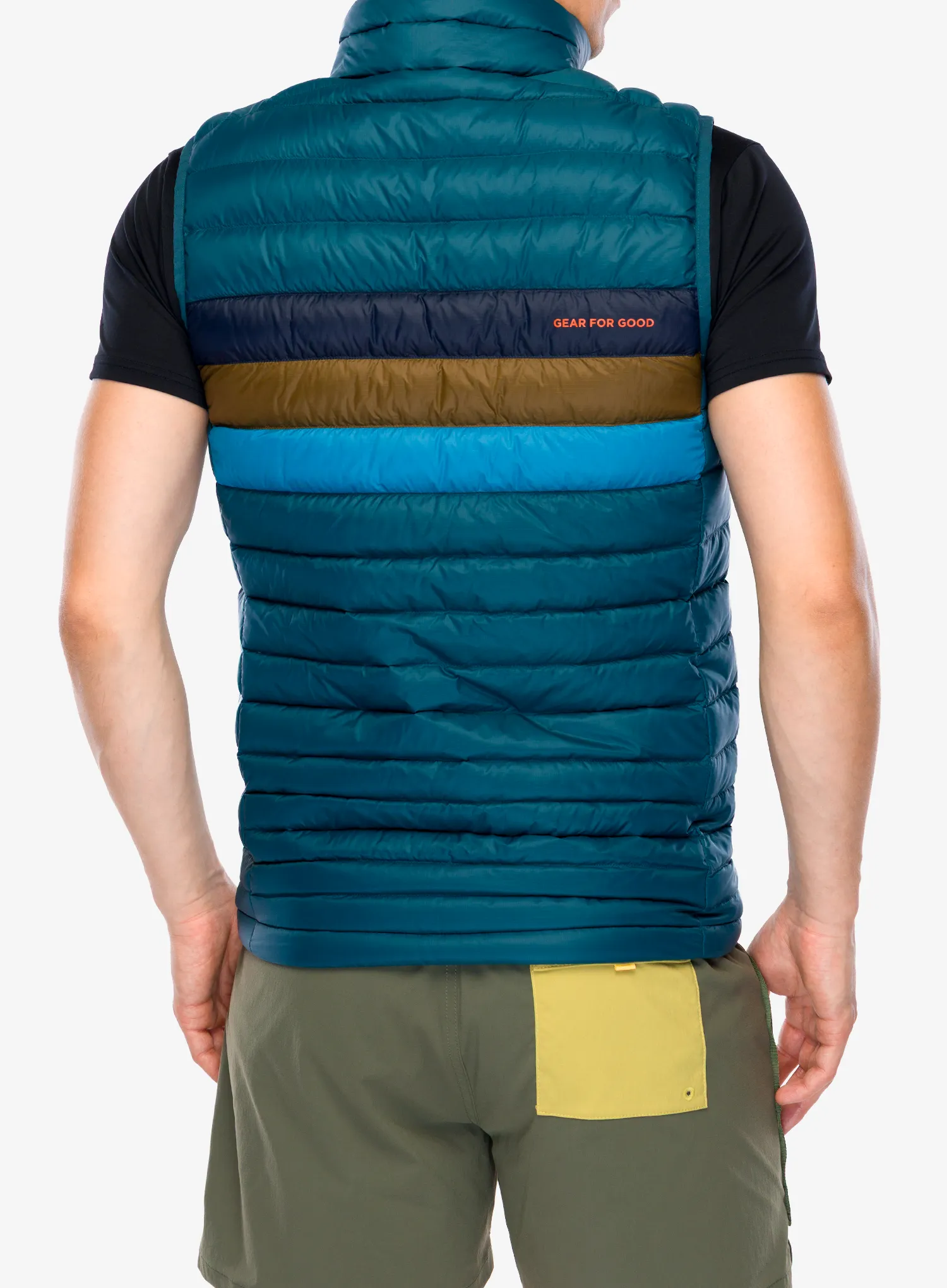 Vesta matlasata barbati Cotopaxi Fuego Down Vest - abyss stripes