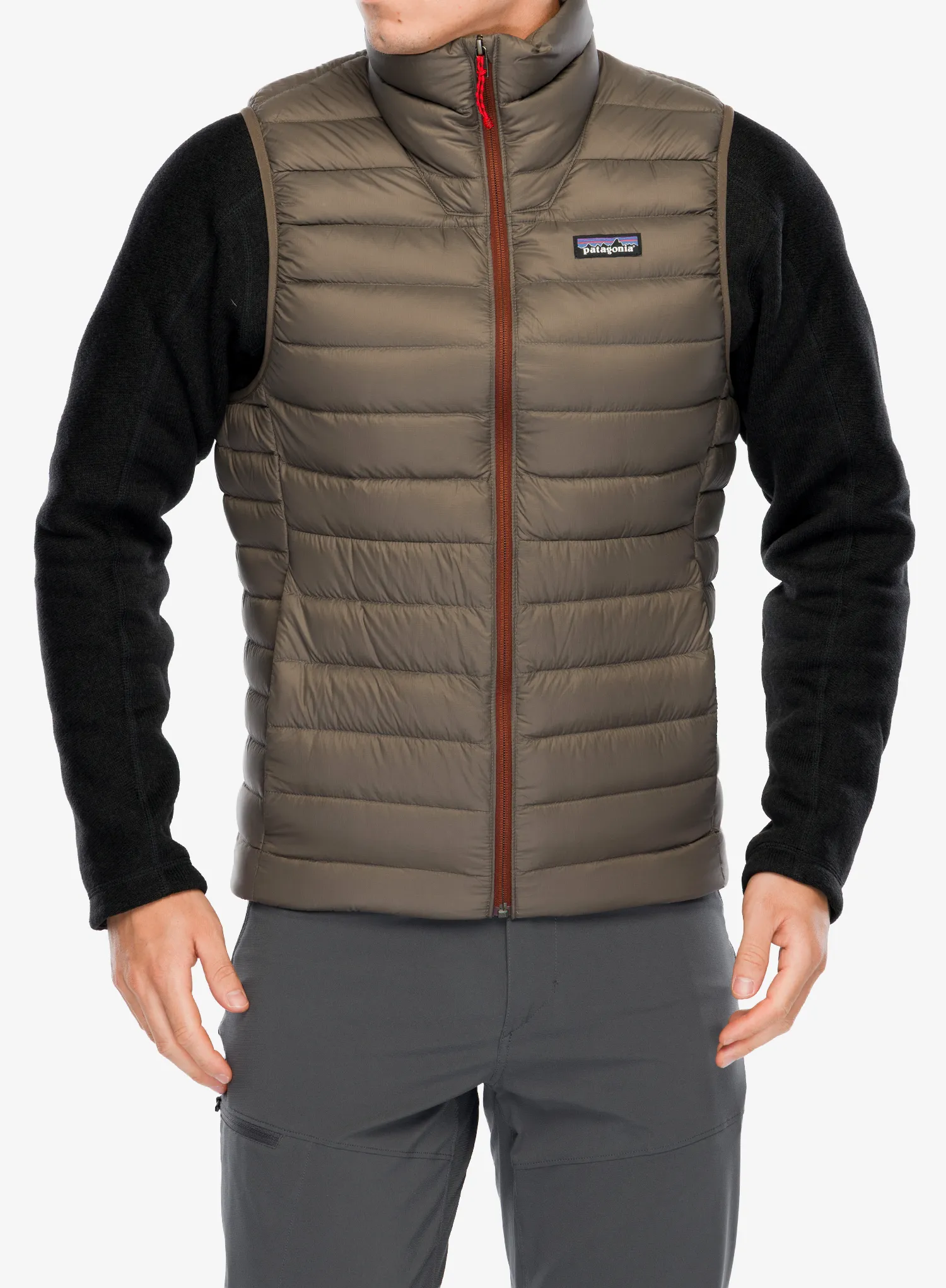 Vesta matlasata barbati Patagonia Down Sweater Vest - marlow brown
