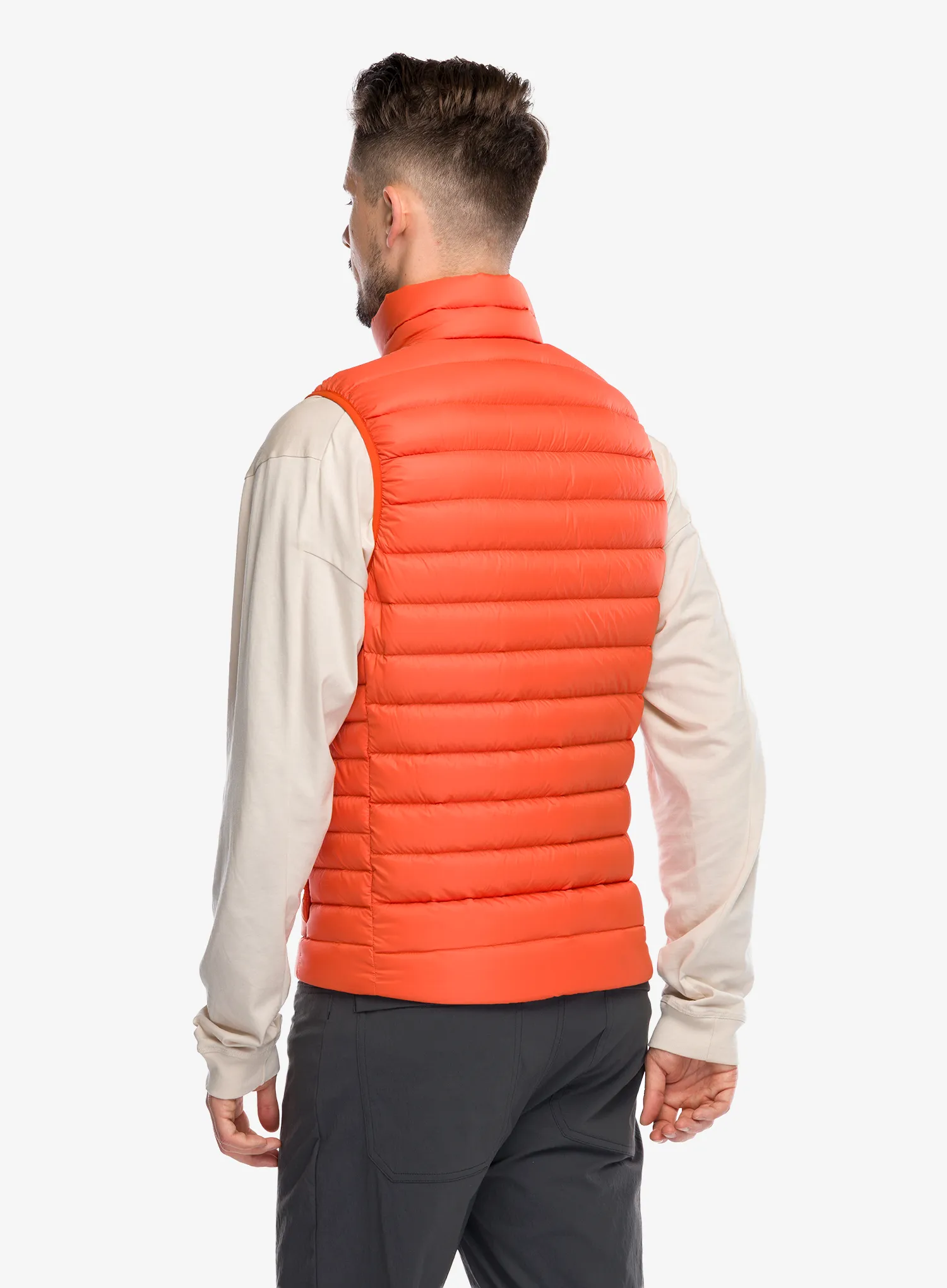 Vesta matlasata barbati Patagonia Down Sweater Vest - pollinator orange