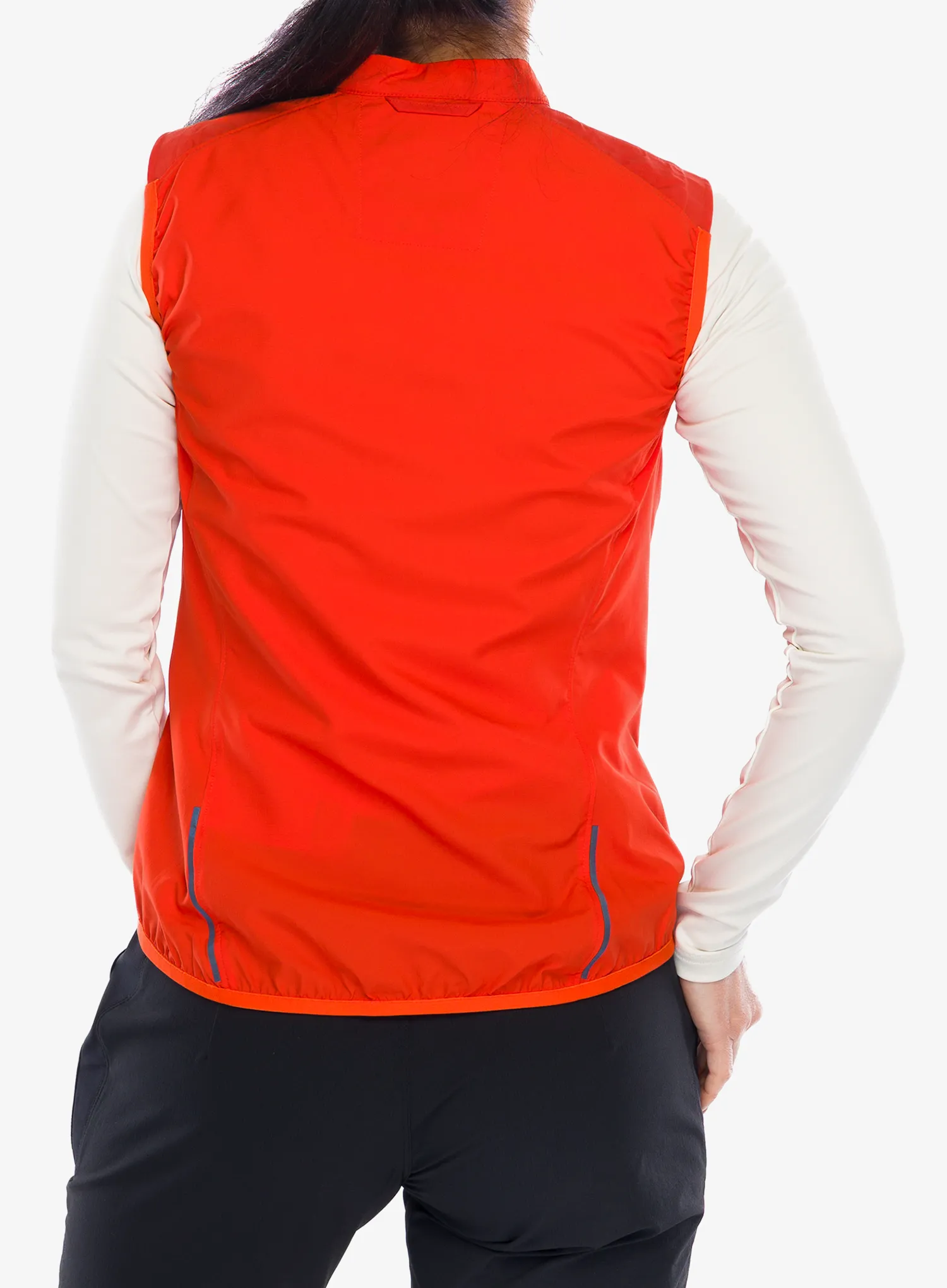 Vesta ciclism femei Fjallraven Hoja Adventure Vest - flame orange