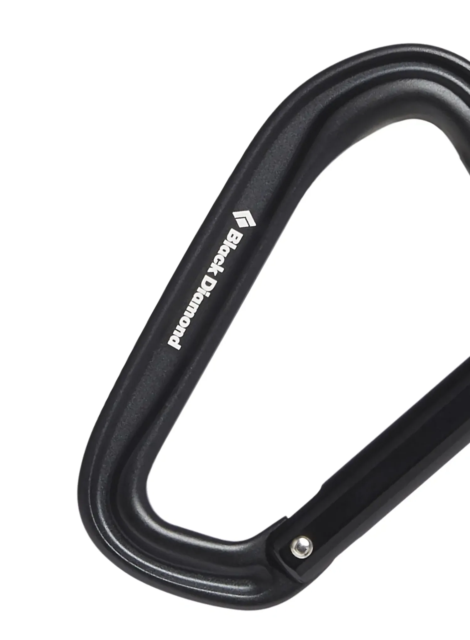 Carabiniera escalada Black Diamond HotForge Straight Gate - black