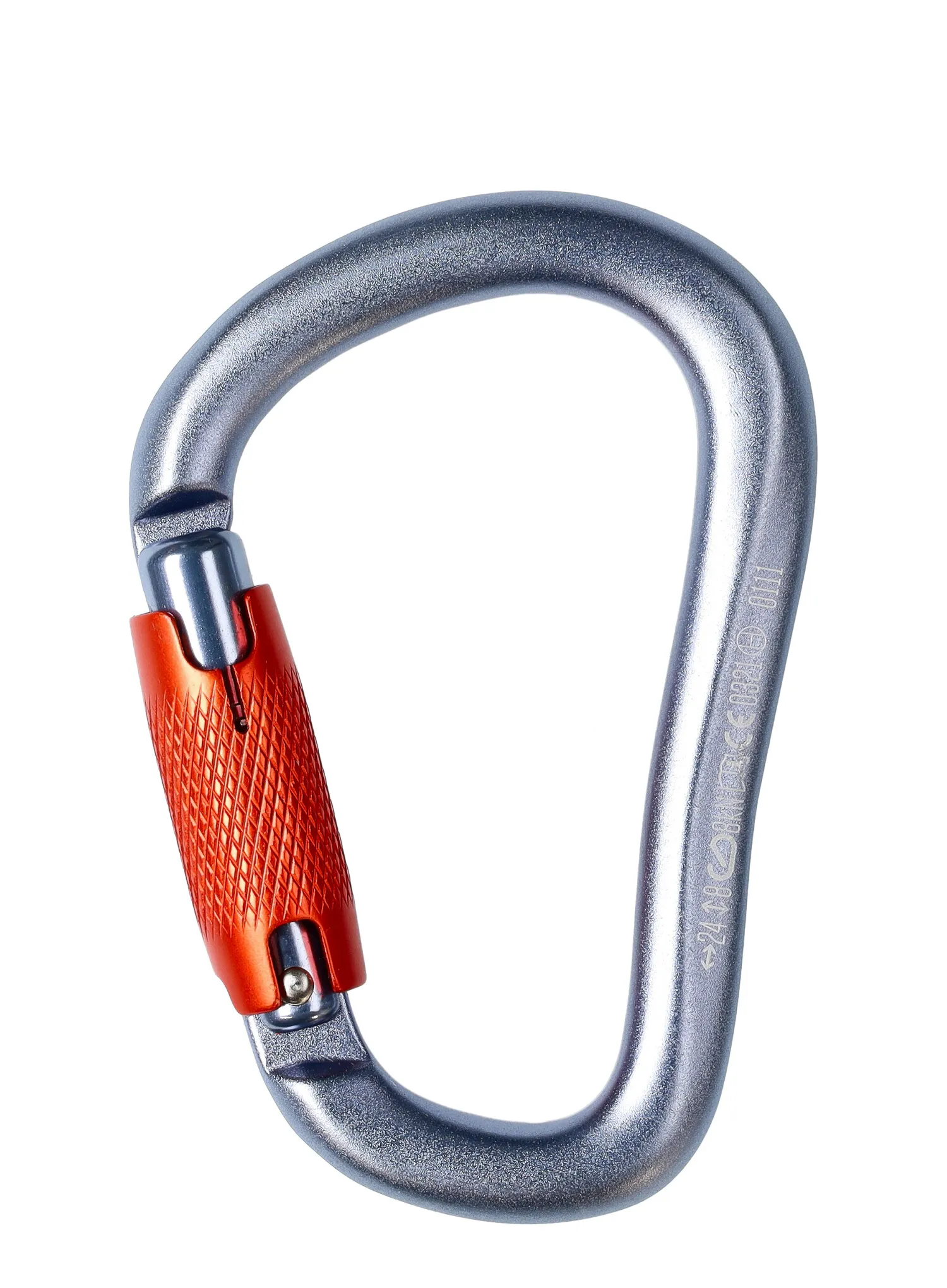 Carabiniera escalada Black Diamond Rocklock Twistlock - gray