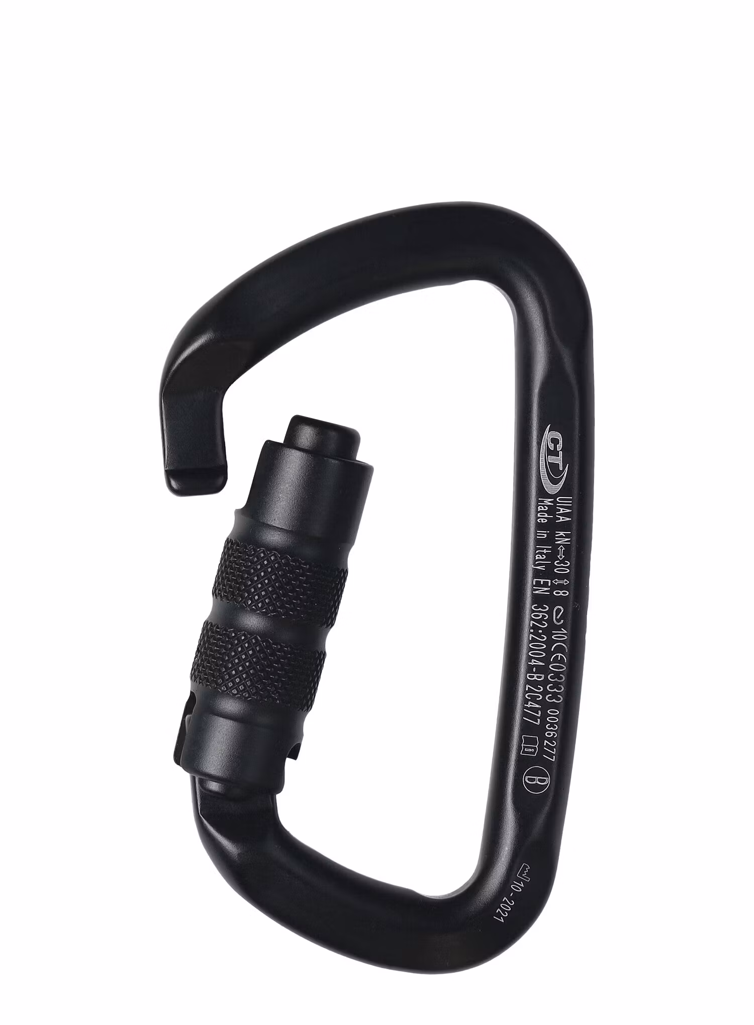 Carabiniera escalada Climbing Technology/SKYLOTEC D-Shape CF TG - black