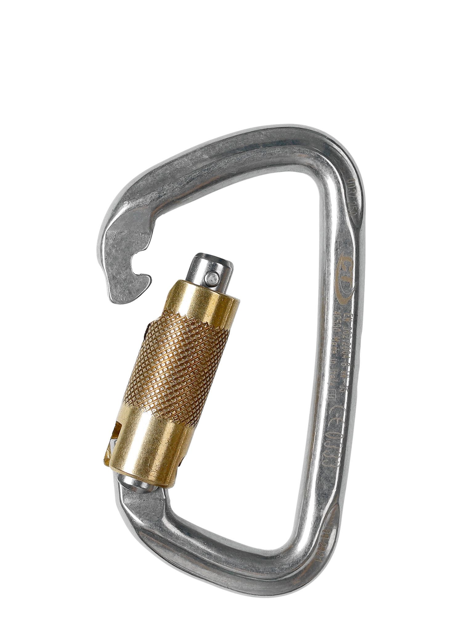 Carabiniera escalada Climbing Technology/SKYLOTEC D-Shape Stainless Steel TG - steel