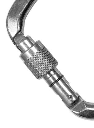 Carabiniera escalada Climbing Technology/SKYLOTEC Large CF SG (Screw Gate) - silver
