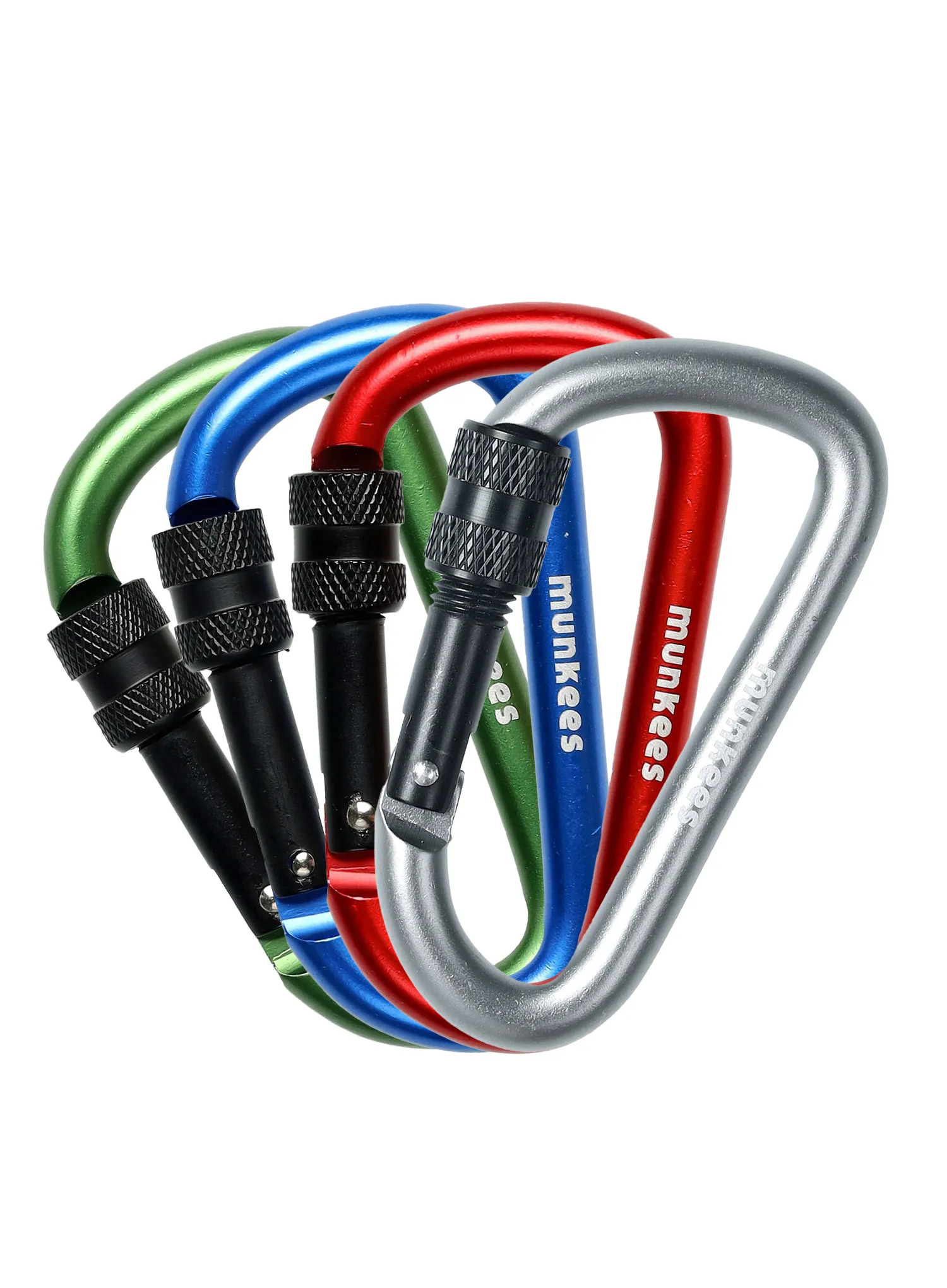 Carabiniera Munkees D-Shape w/Screw Lock - Ø 8 x 80 mm