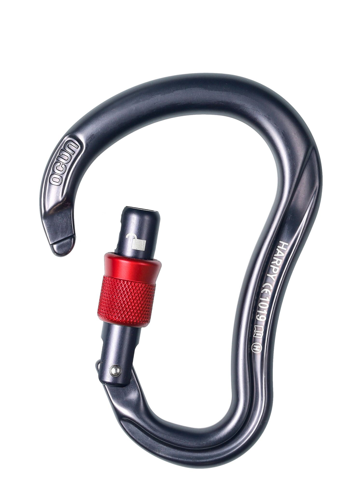 Carabiniera escalada Ocun Harpy HMS Screw - anthracite/red
