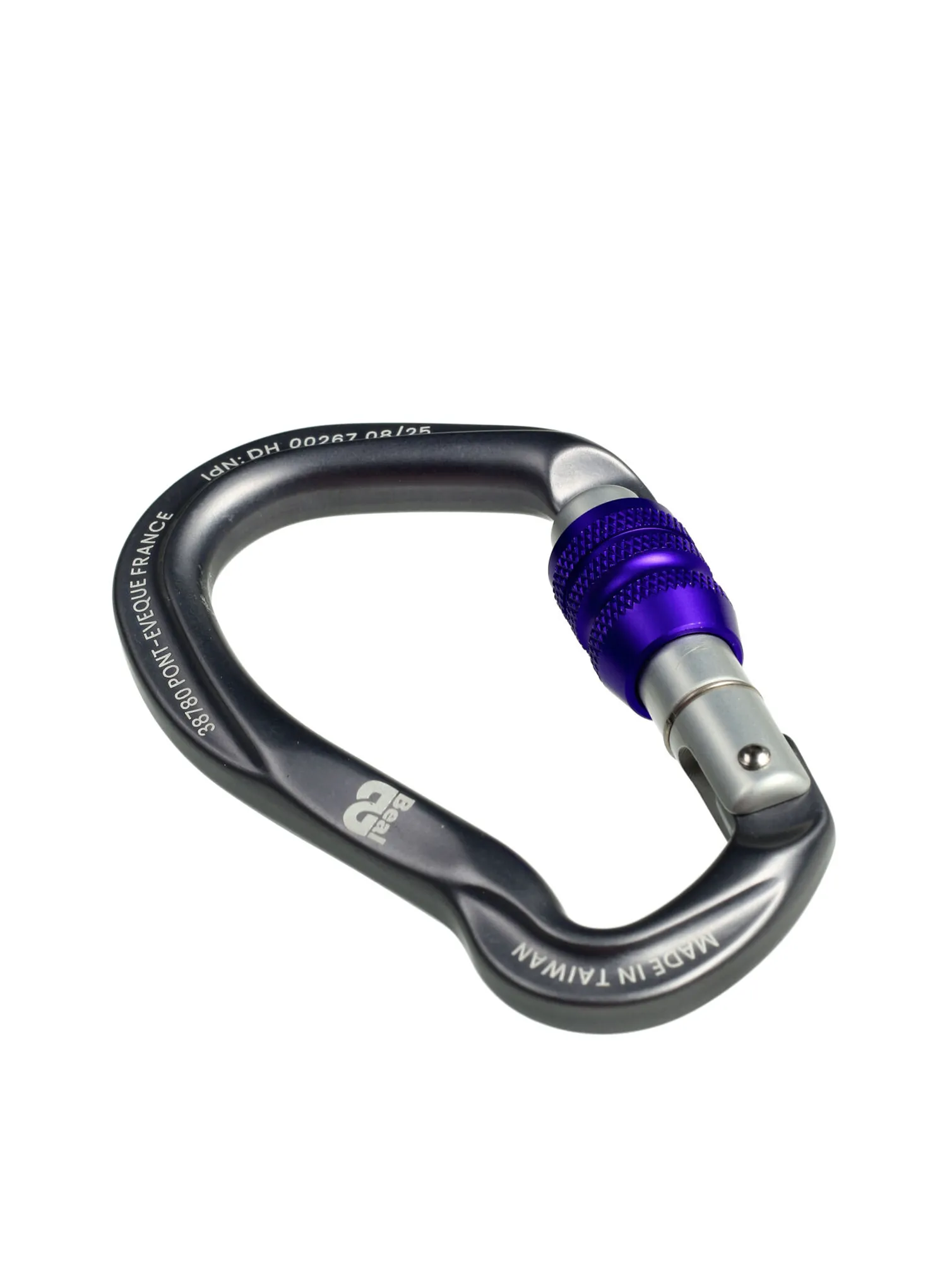 Carabiniera escalada Beal Be Link Screw - darkstone