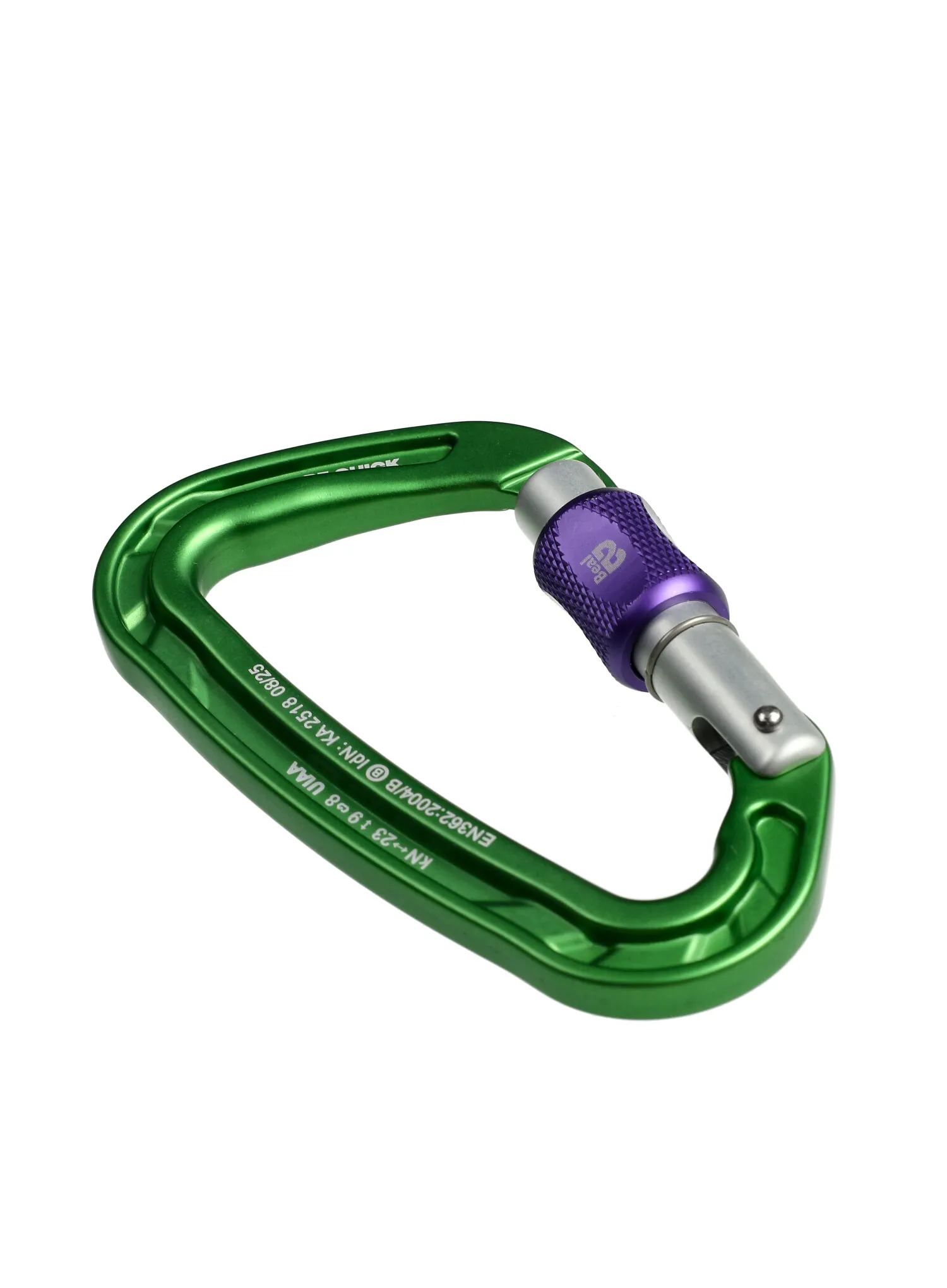 Carabiniera escalada Beal Be Quick - green