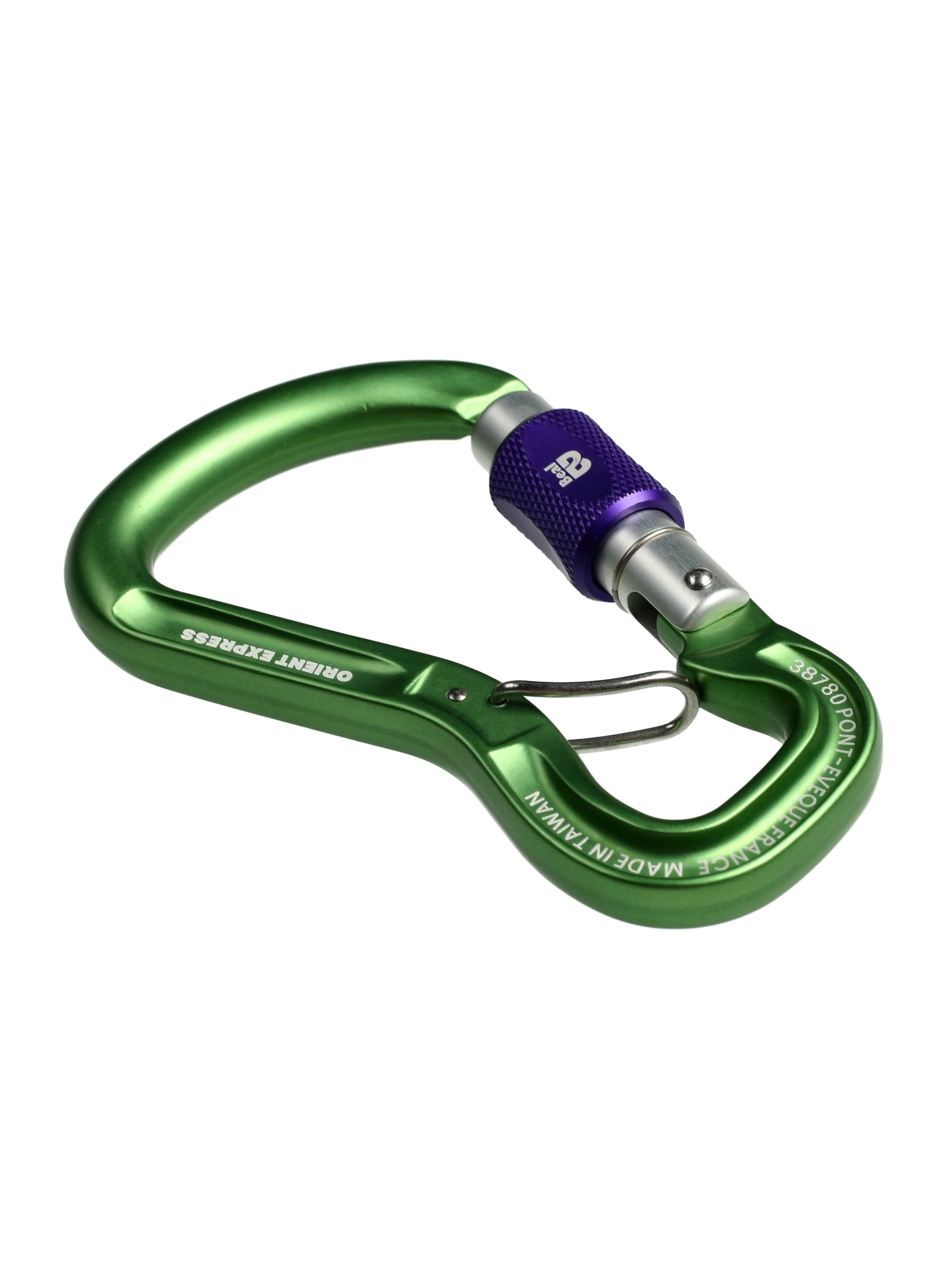 Carabiniera escalada Beal Orient Express - green/green