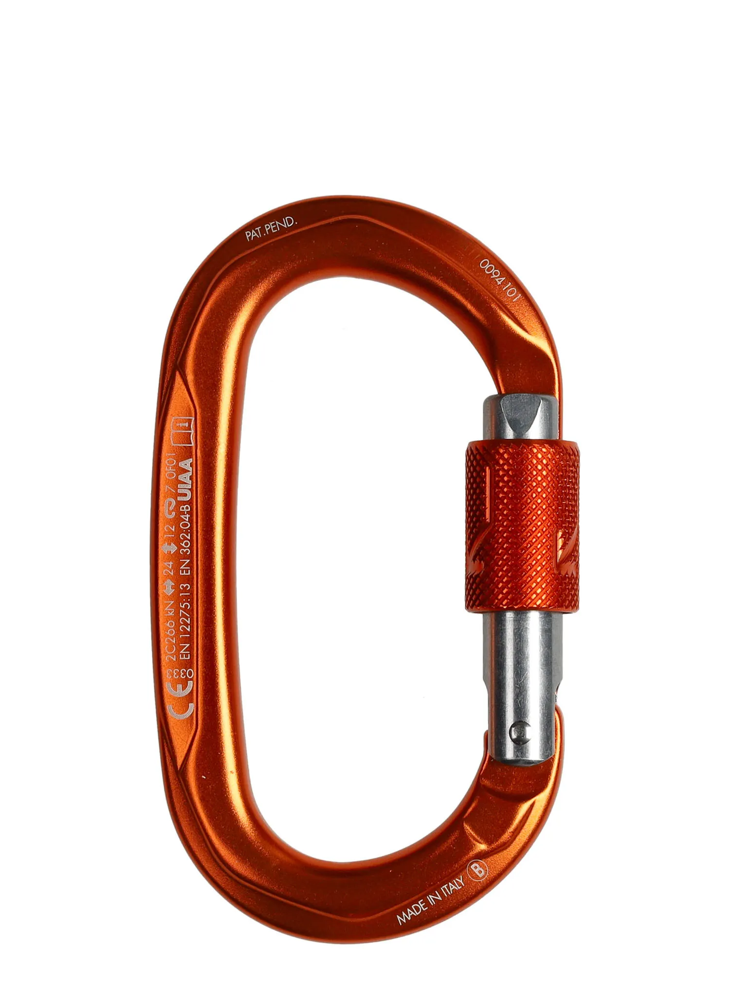 Carabiniera escalada SKYLOTEC Obx BG - titanium/orange/titan