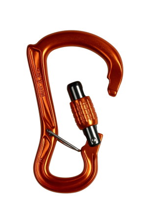 Carabiniera escalada DMM Ceros Screwgate - orange