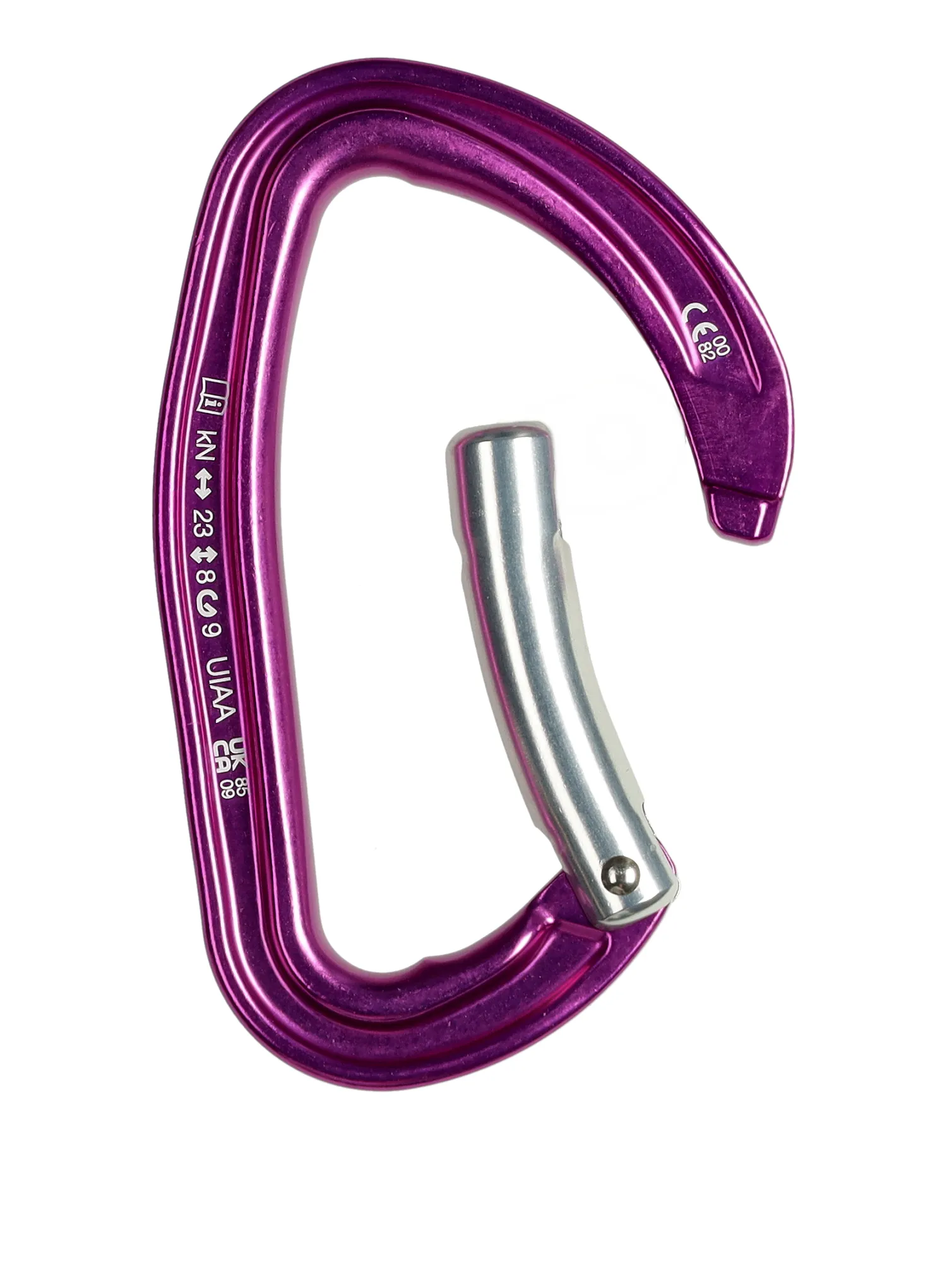 Carabiniera escalada Petzl Djinn BG - violet