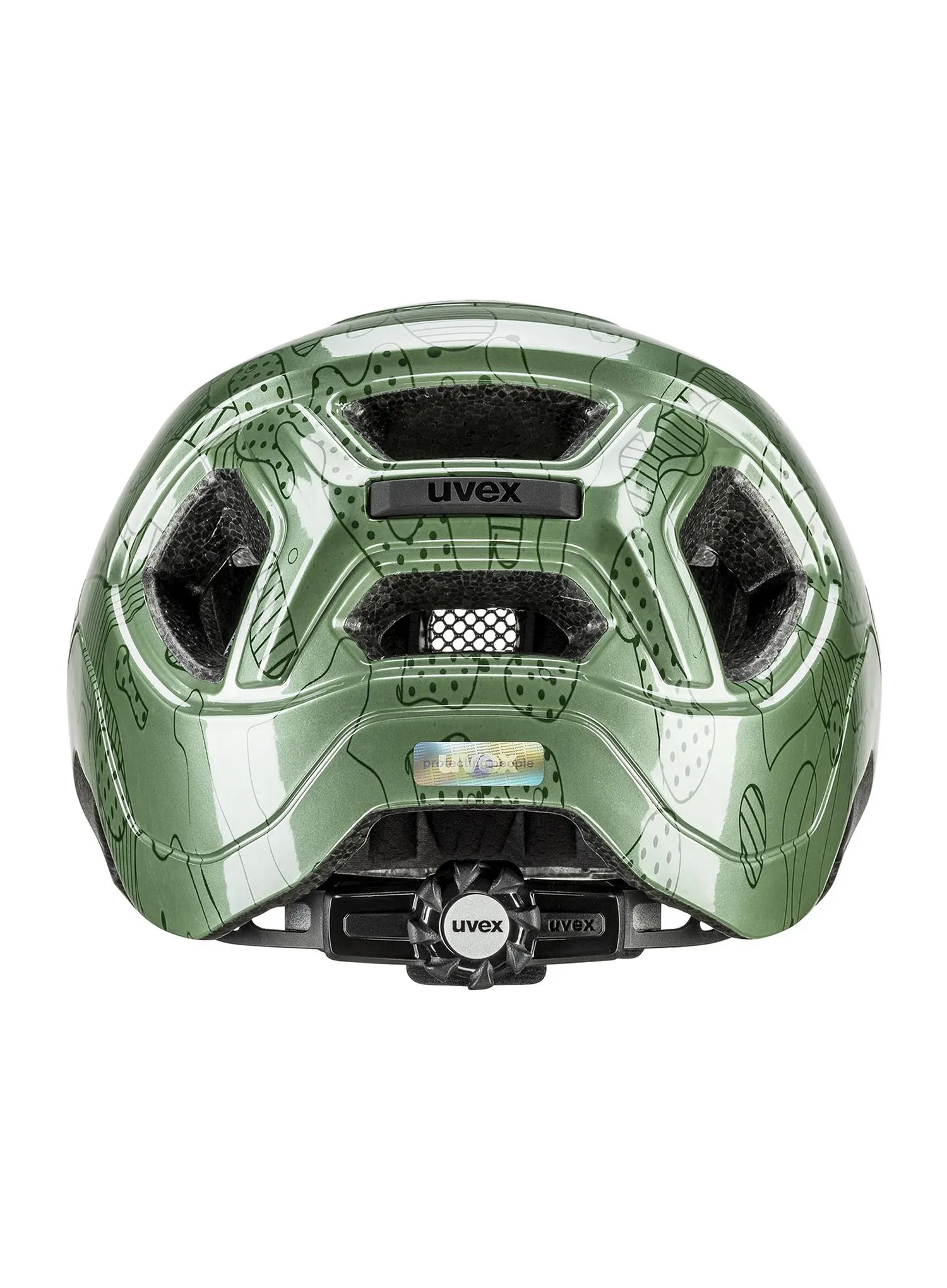 Cască de bicicletă pentru copii Uvex React JR. - moss green altimeter