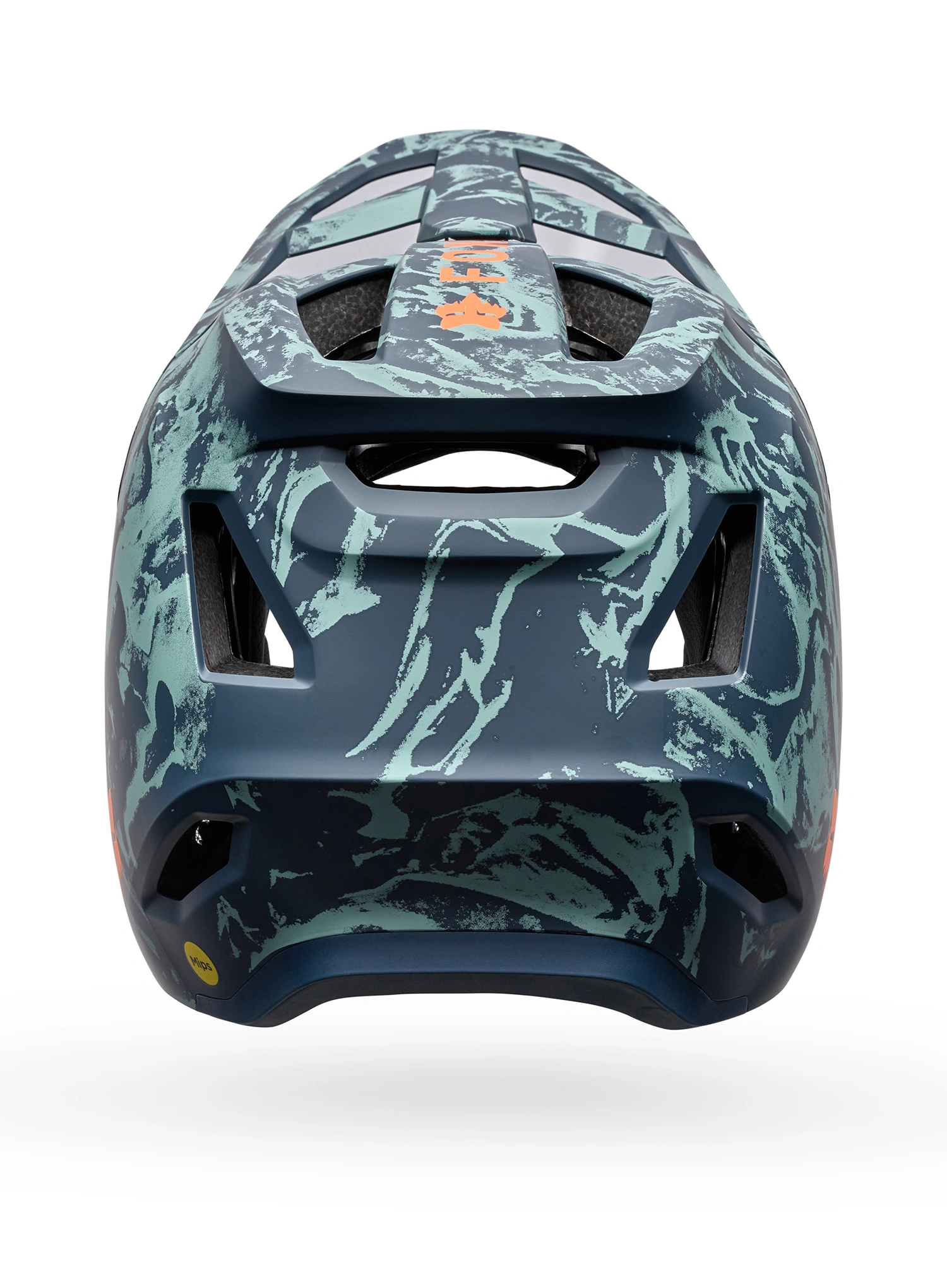 Casca enduro Fox Rampage Img Print - arctic blue