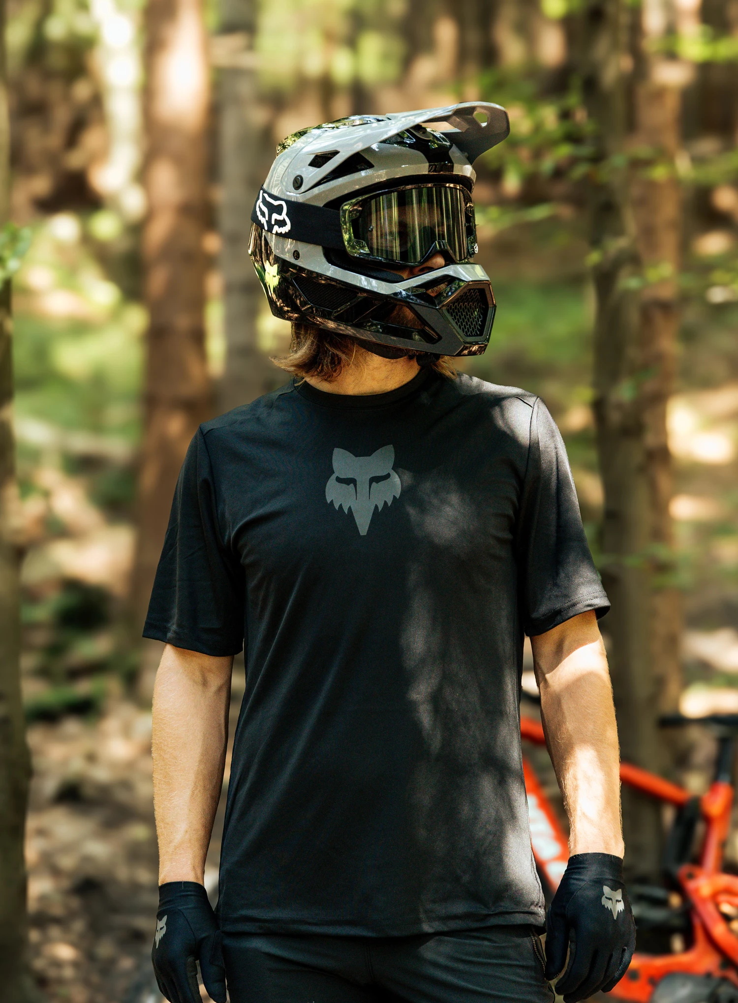 Casca enduro Fox Rampage - matte black