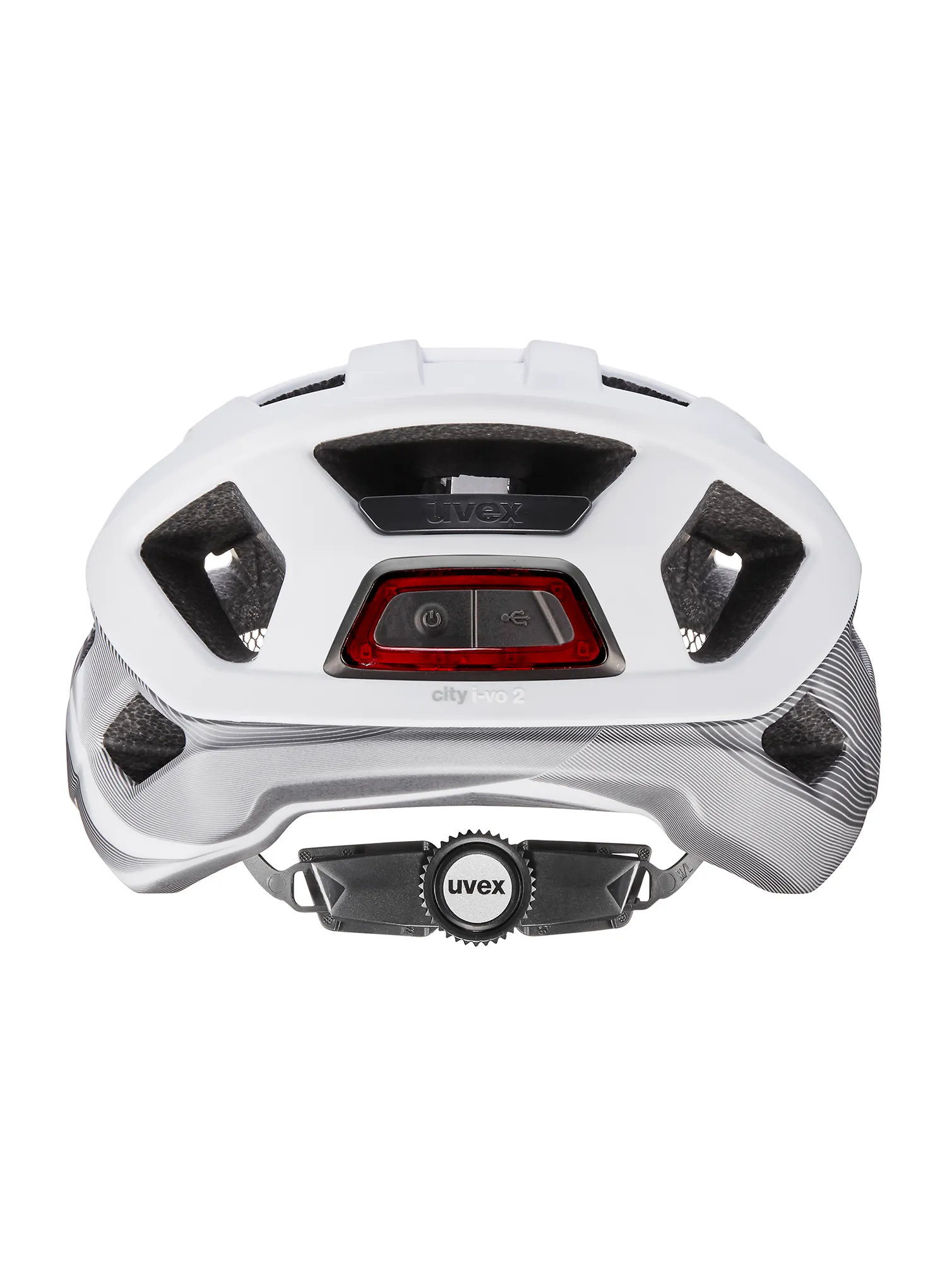Casca de bicicletă Uvex City I-vo 2 - white silver matt