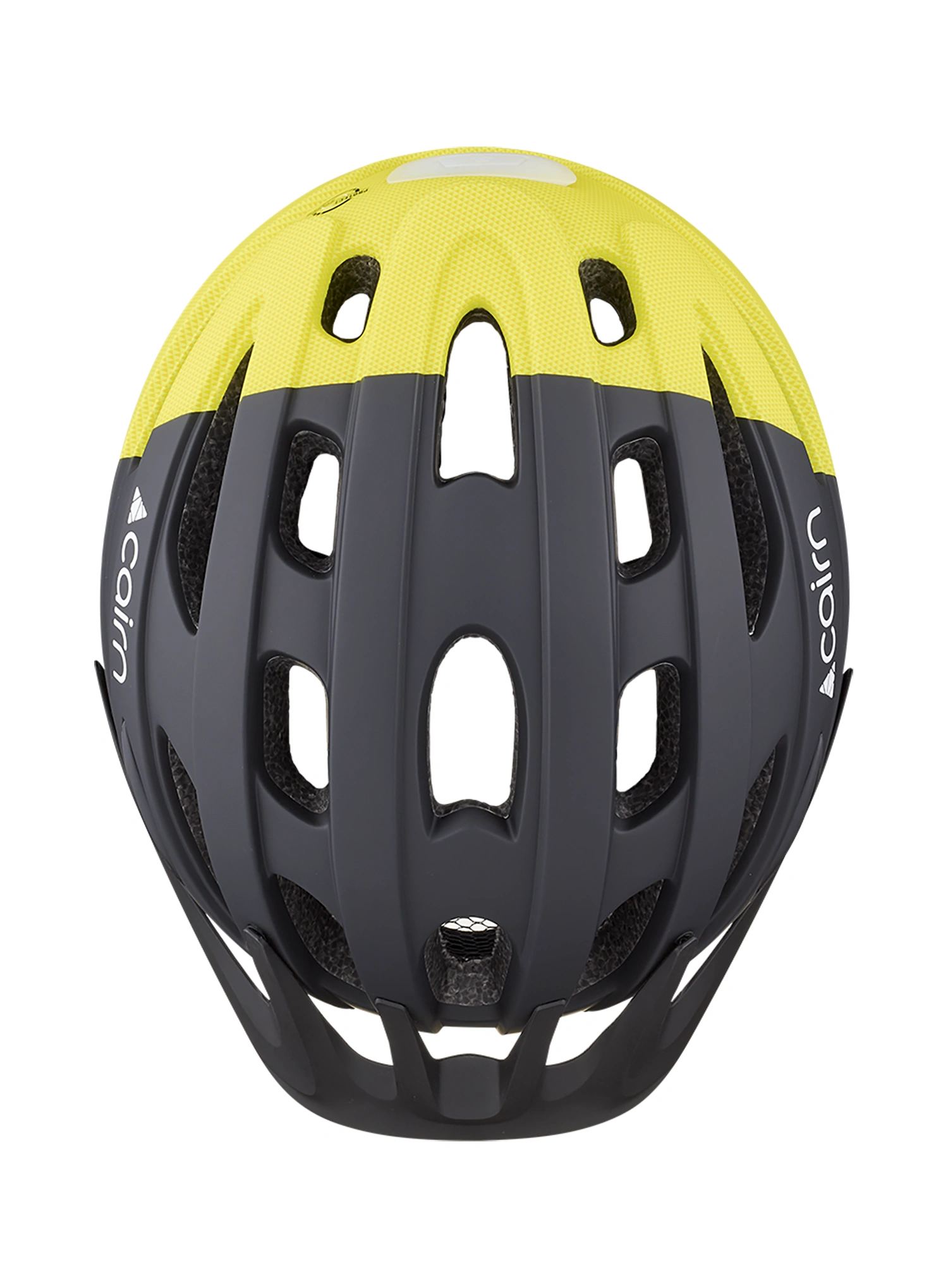 Casca bicicleta Cairn Fusion - mat black neon yellow