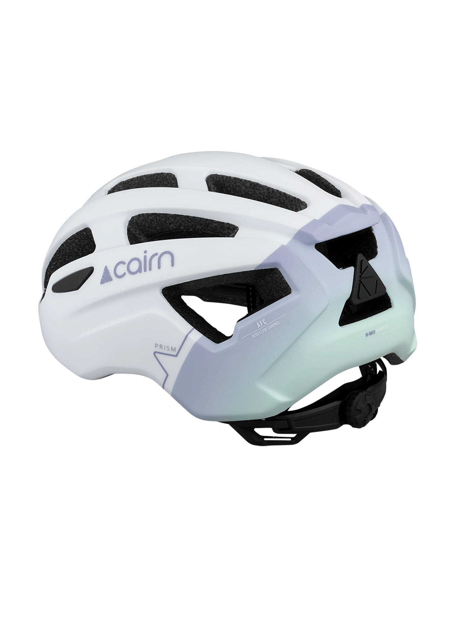 Casca bicicleta Cairn Prism II - mat white parme