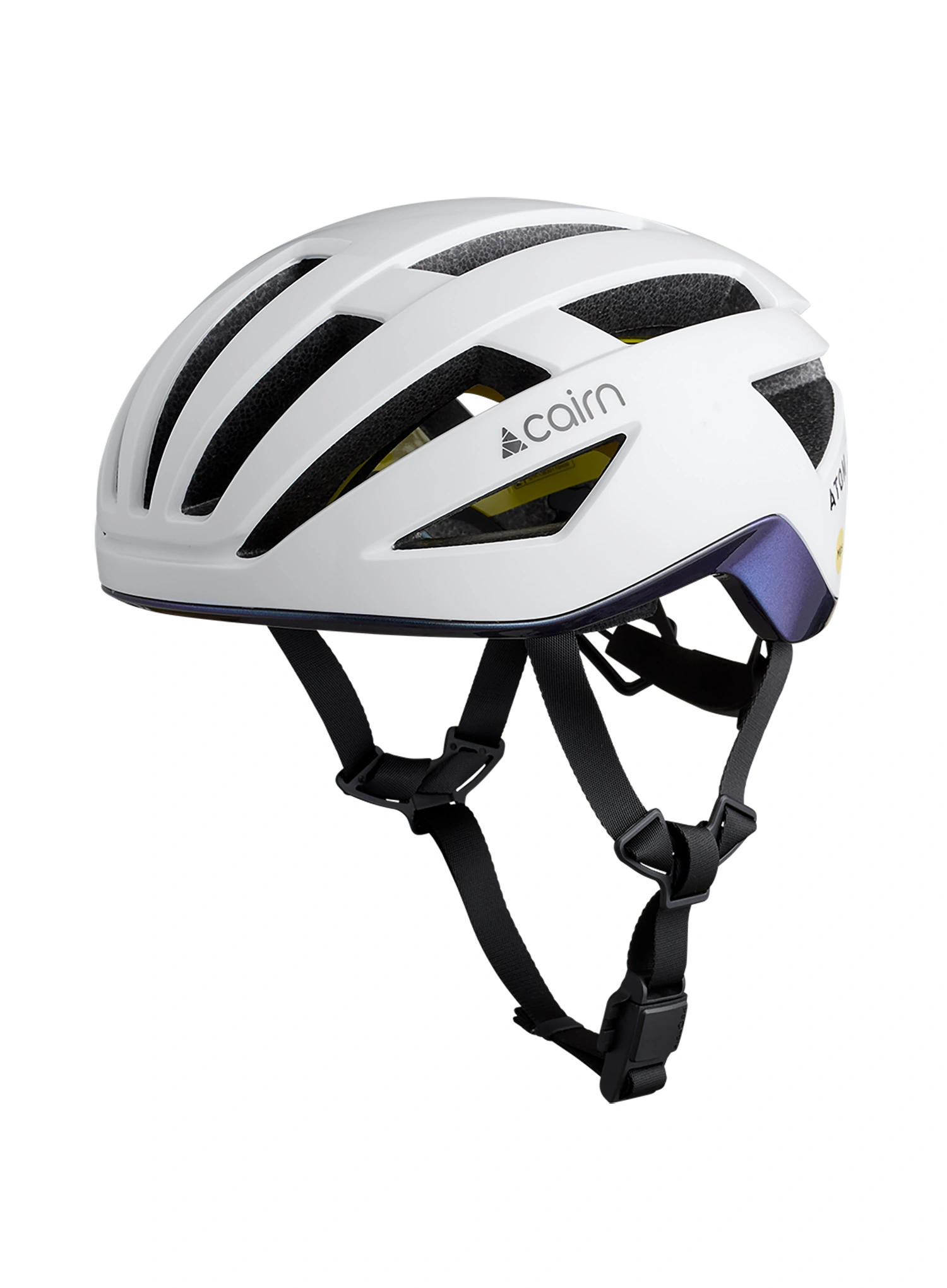 Casca ciclism sosea Cairn Atom Mips - shiny white cameleon