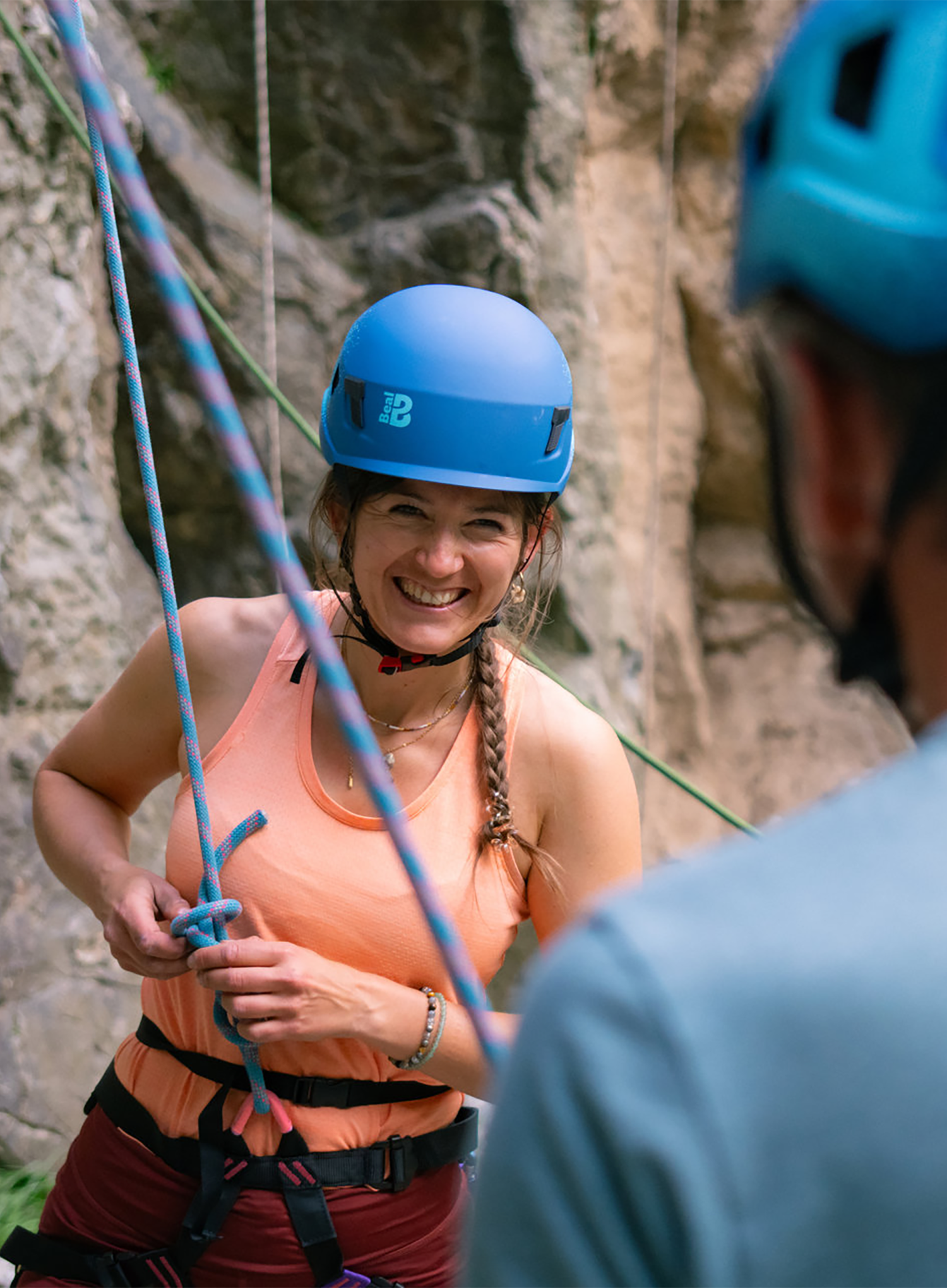 Casca escalada Beal Bobbie - petrol blue