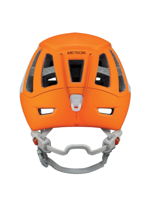 Casca escalada Petzl Meteor - white/orange