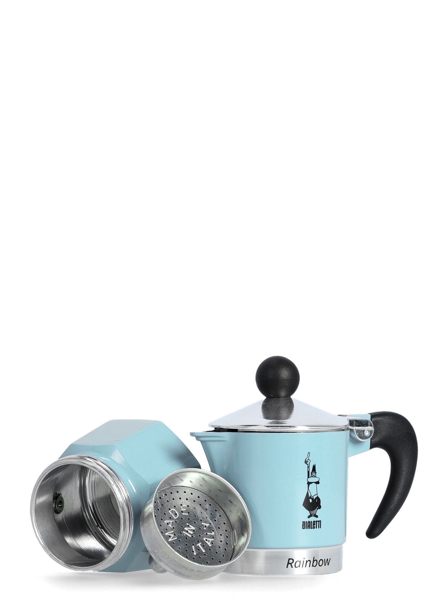 Cafetiera de voiaj Bialetti Rainbow 1TZ - l.blue