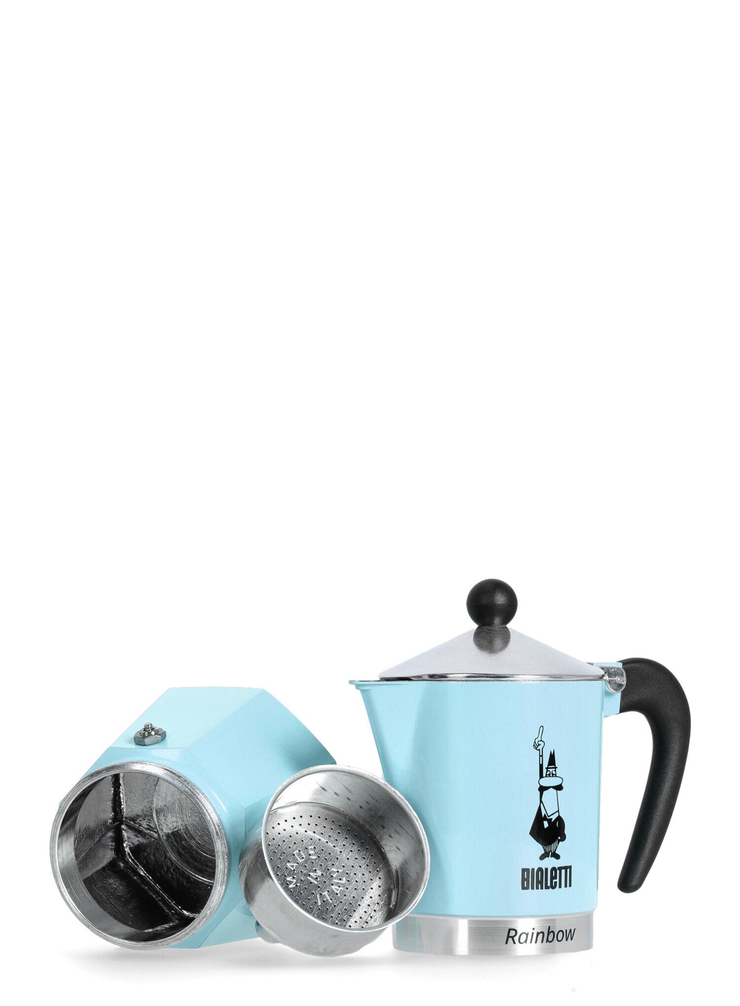 Cafetiera de voiaj Bialetti Rainbow 6TZ - l.blue