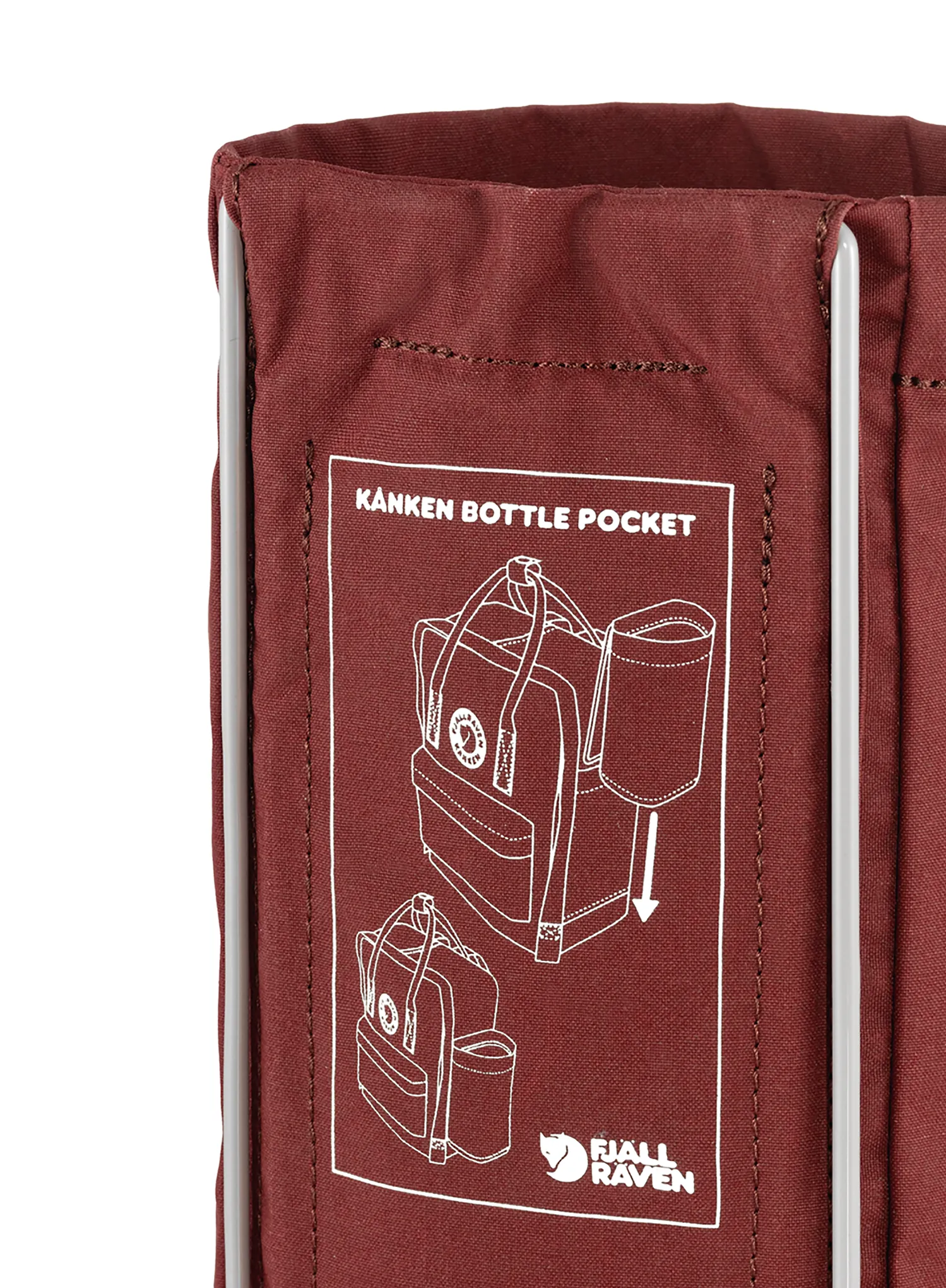 Buzunar pentru sticla Fjallraven Kanken Bottle Pocket - ox red