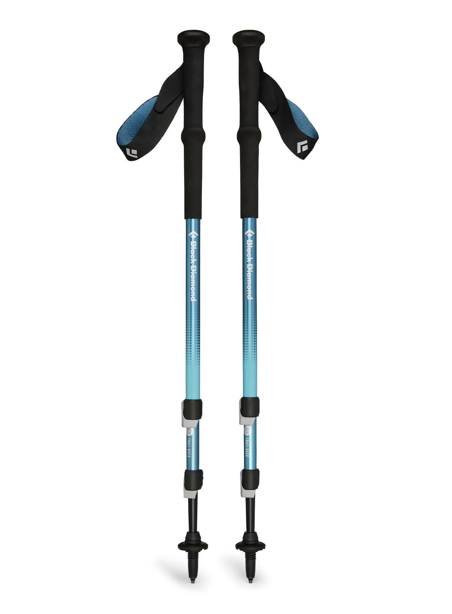 Bețe trekking aluminiu Black Diamond Trail Back Trekking Poles - creek blue