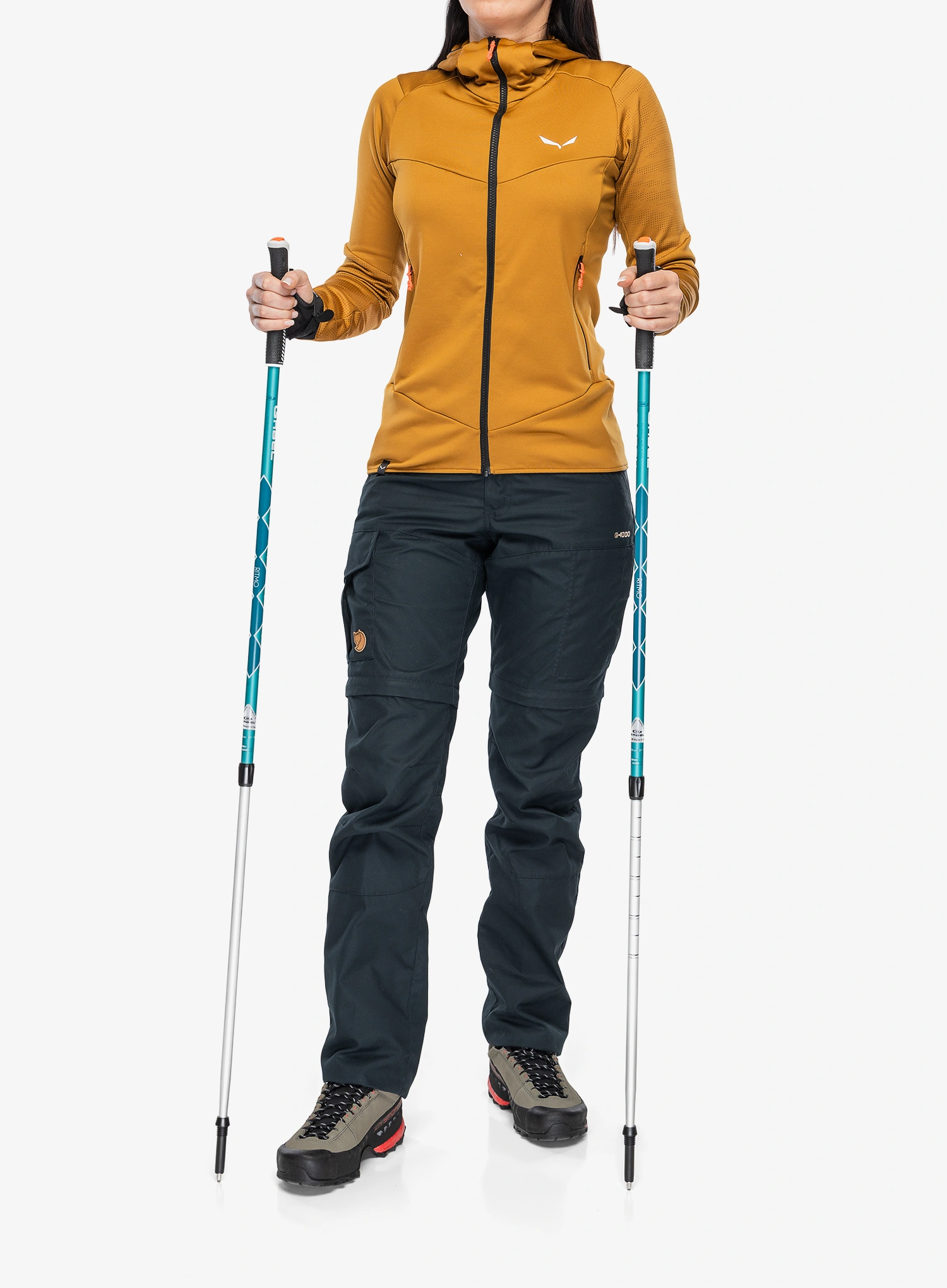 Bețe trekking aluminiu Gabel Ritmo - teal
