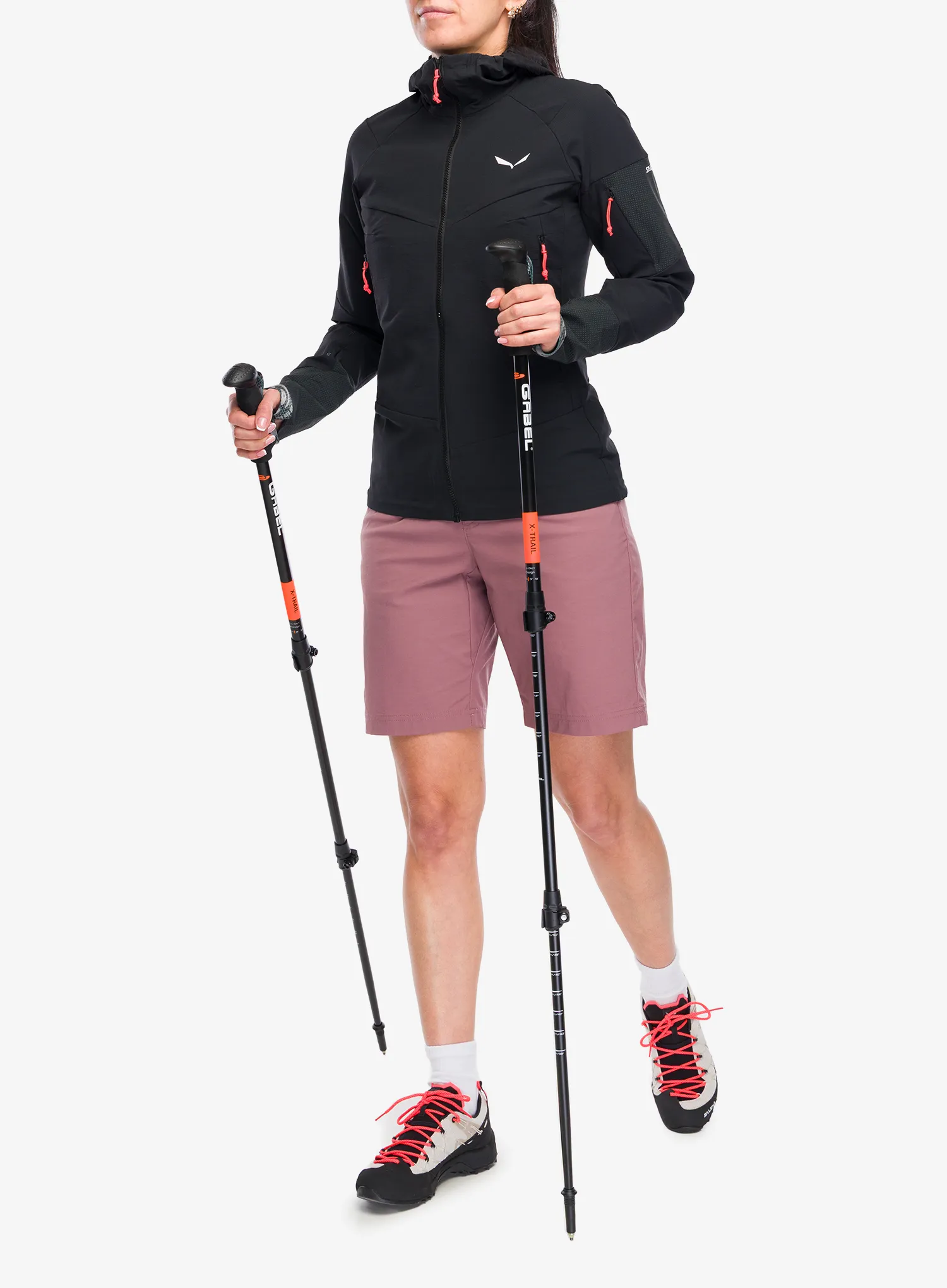Bețe trekking aluminiu Gabel X-Trail - orange