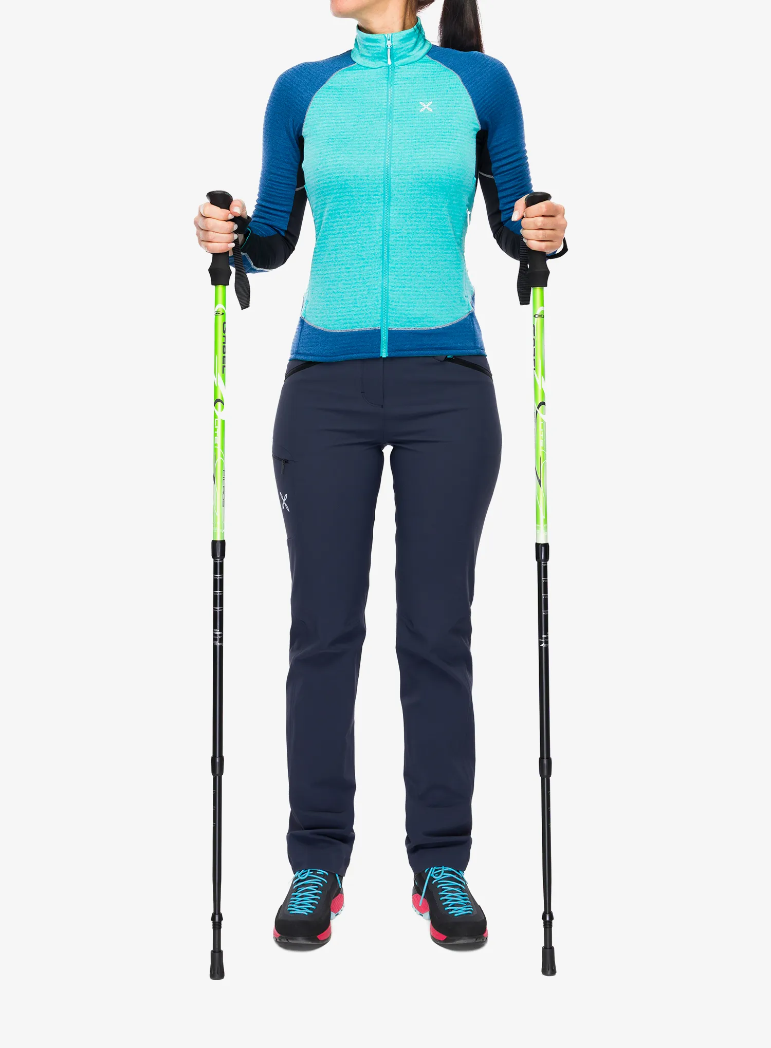 Bețe trekking aluminiu Gabel Cilaos Lite - lime