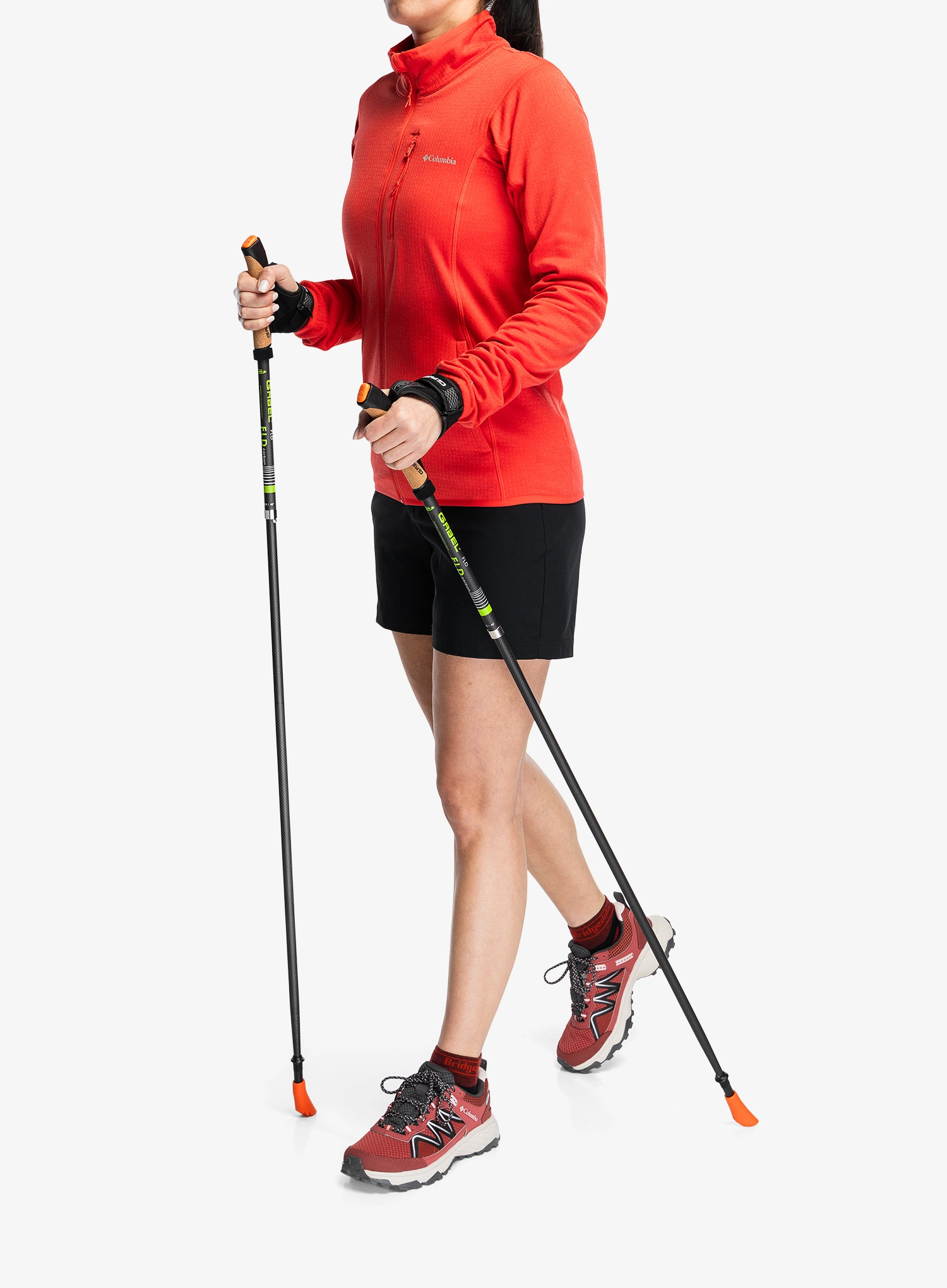 Bețe trekking carbon Gabel FLD Carbon