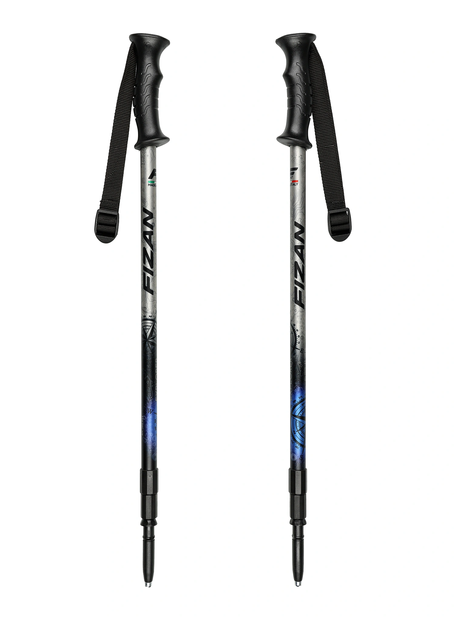 Bețe trekking Fizan Explorer - blue/beige