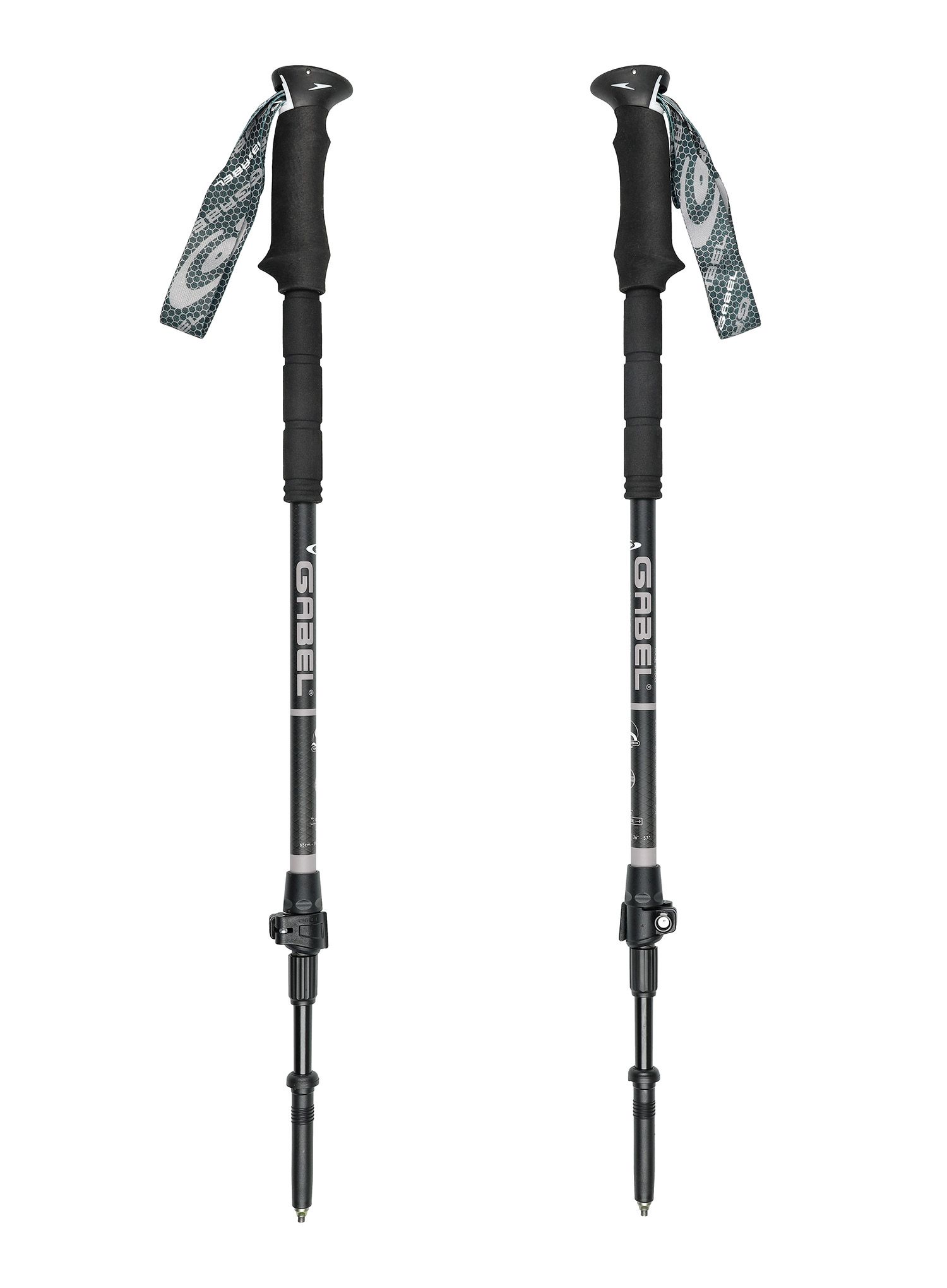 Bețe trekking Gabel Escape Carbon XT Tour AI - black