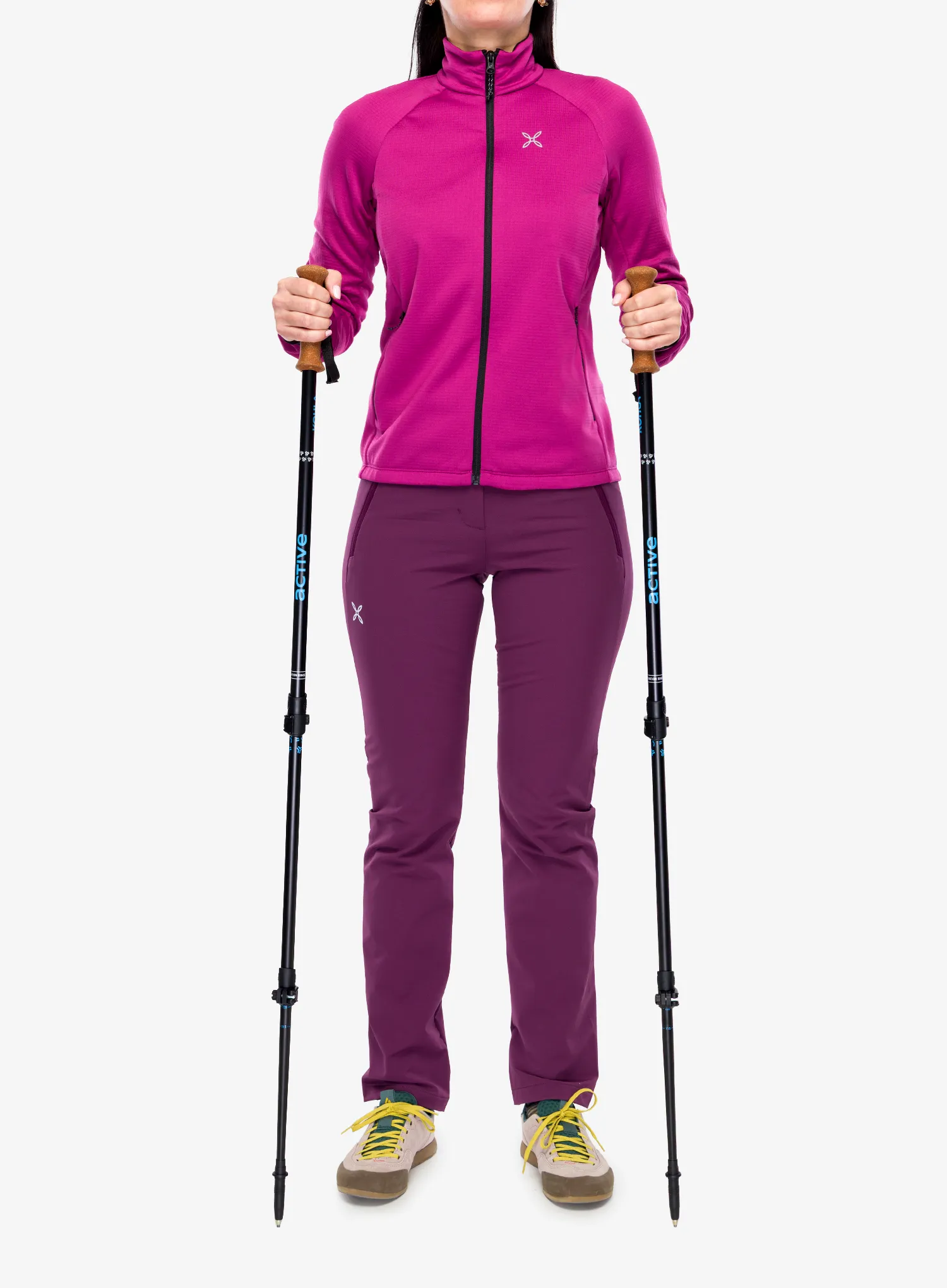 Bețe trekking Kohla Active Pole - black/dresden blue