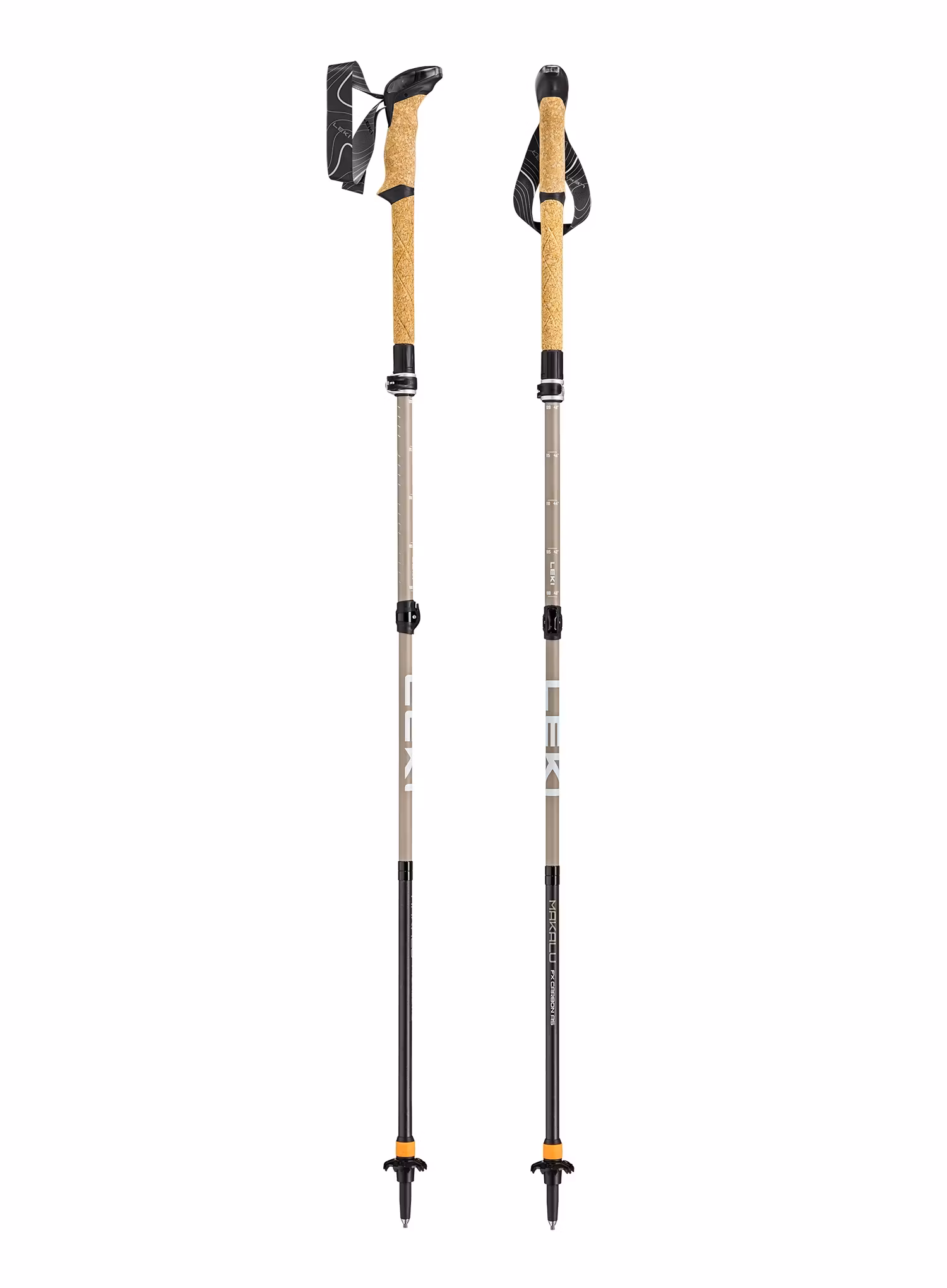Bețe trekking Leki Makalu FX Carbon AS - beige