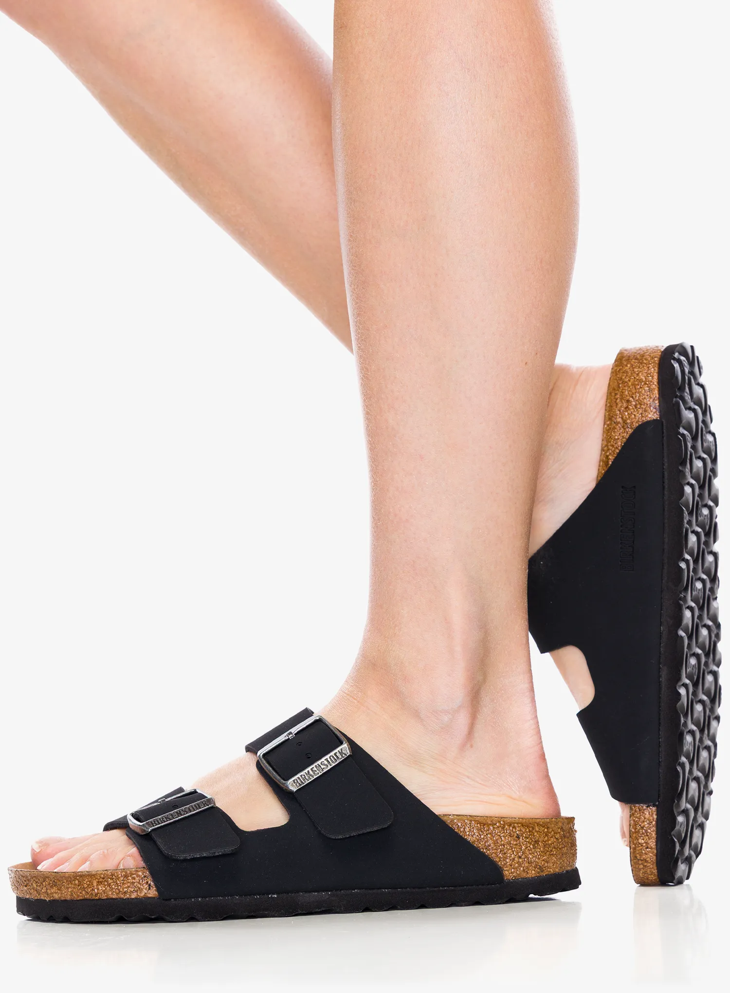 Papuci femei Birkenstock Arizona Vegan - black