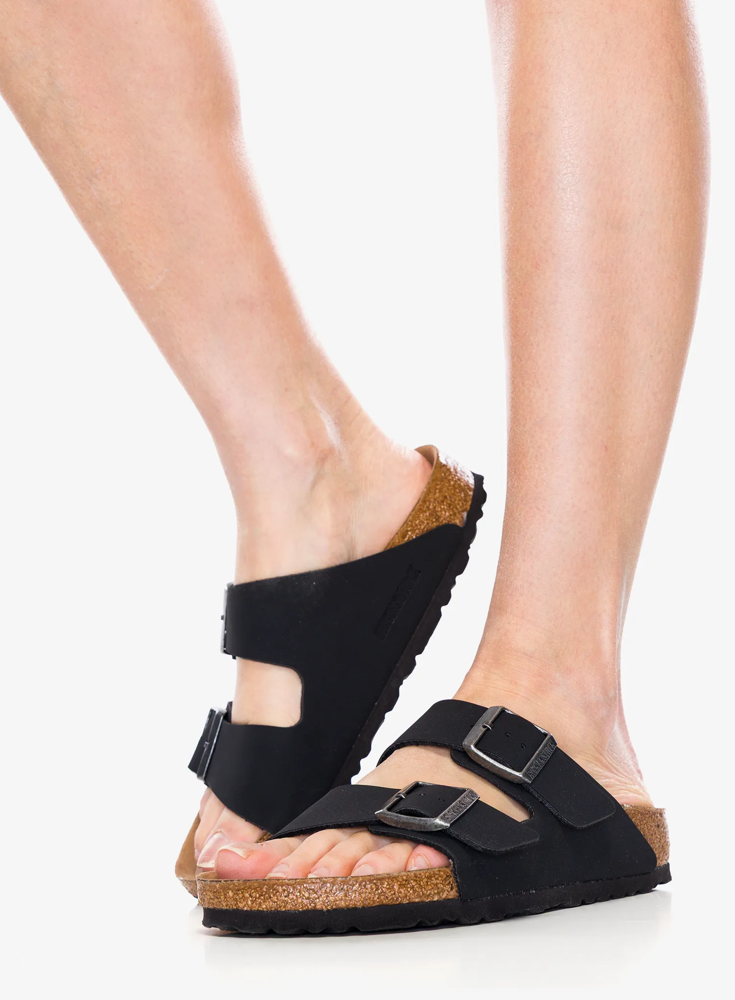 BIRKENSTOCK ARIZONA Vegan BLACK 26㎝ Papuci femei Birkenstock Arizona Vegan - black | 8a.ro