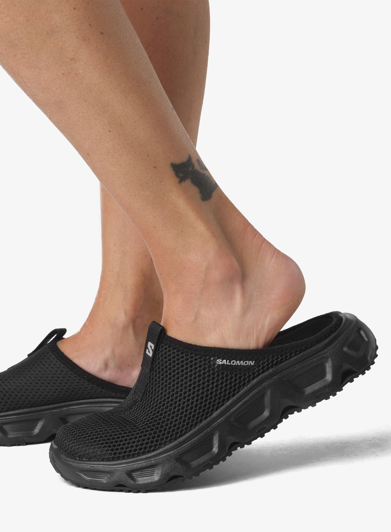 Papuci femei Salomon Reelax Slide 6.0 - black/black/alloy