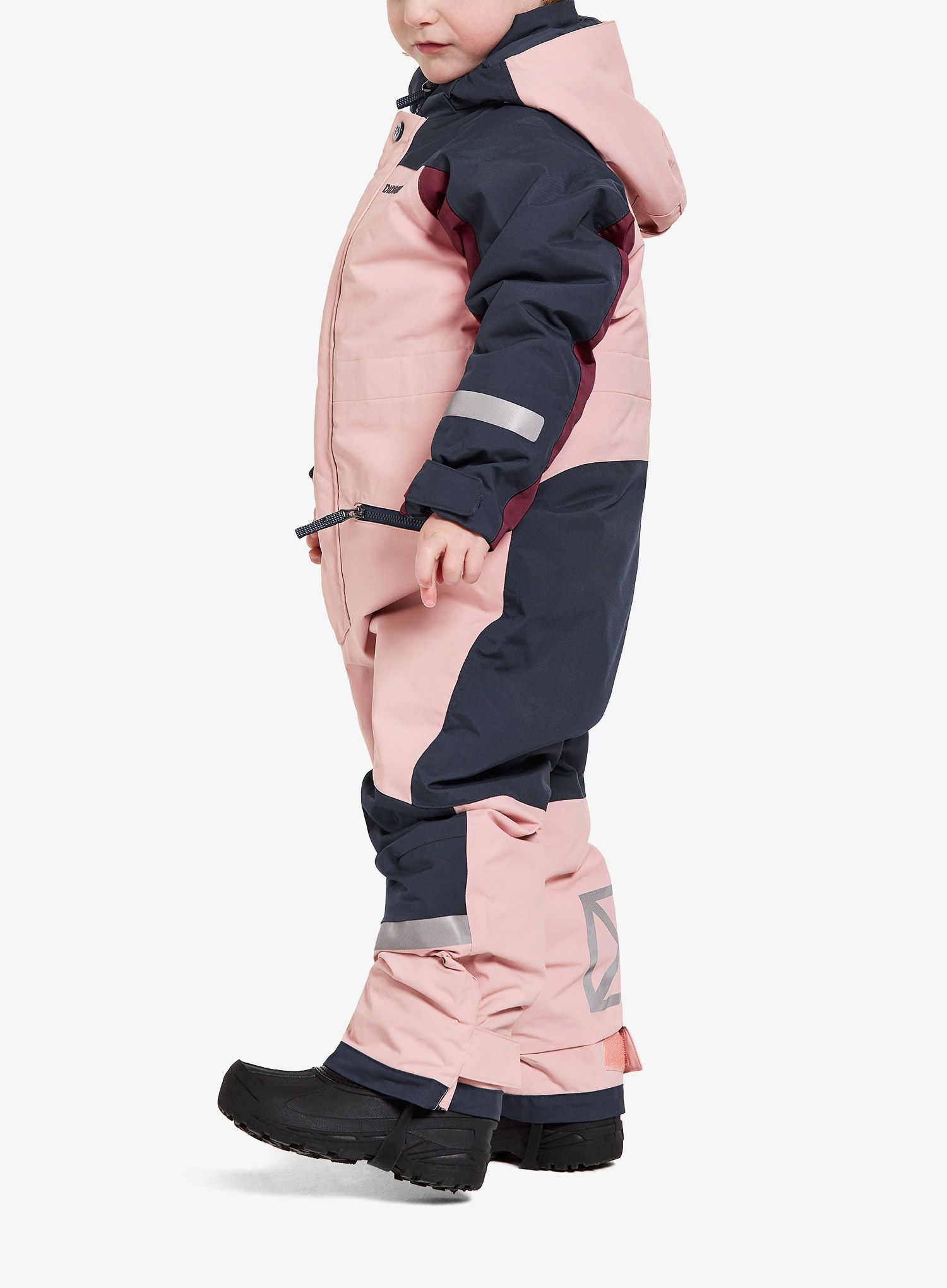Salopete pentru fete Didriksons Neptun Coverall 3 - dusty pink