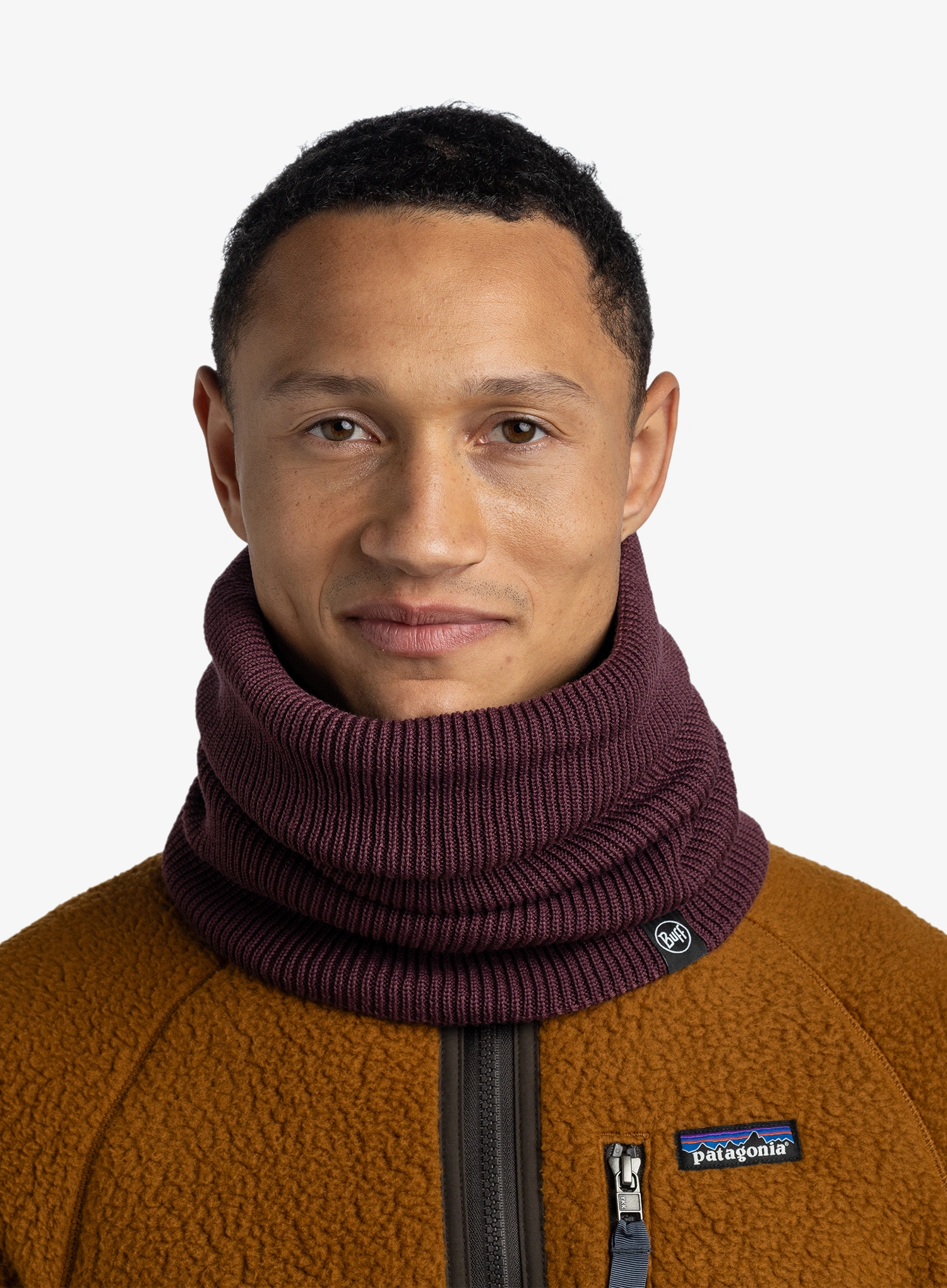 Bandana circulara Buff Renvi - burgundy