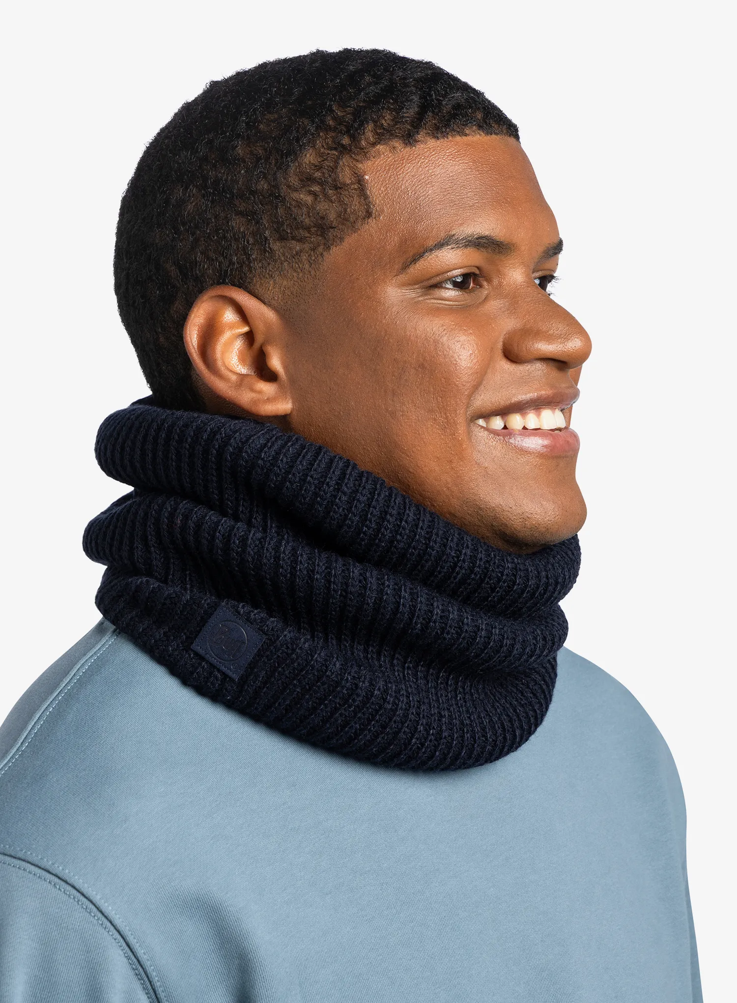 Bandana circulara Buff Rutger Neckwarmer - navy